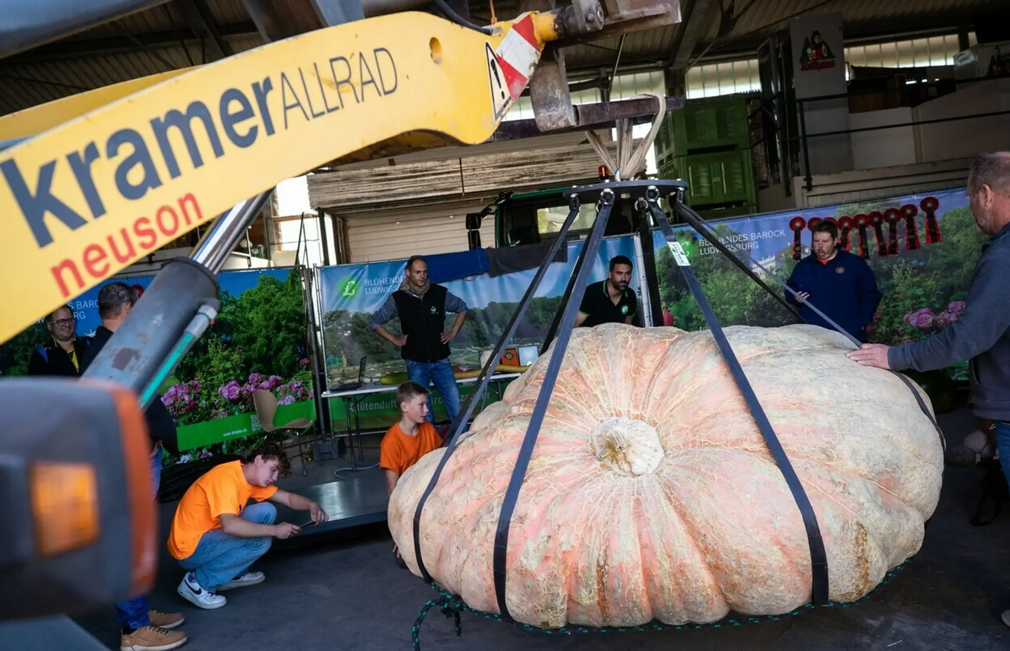 Gigantická tekvica talianskeho farmára.