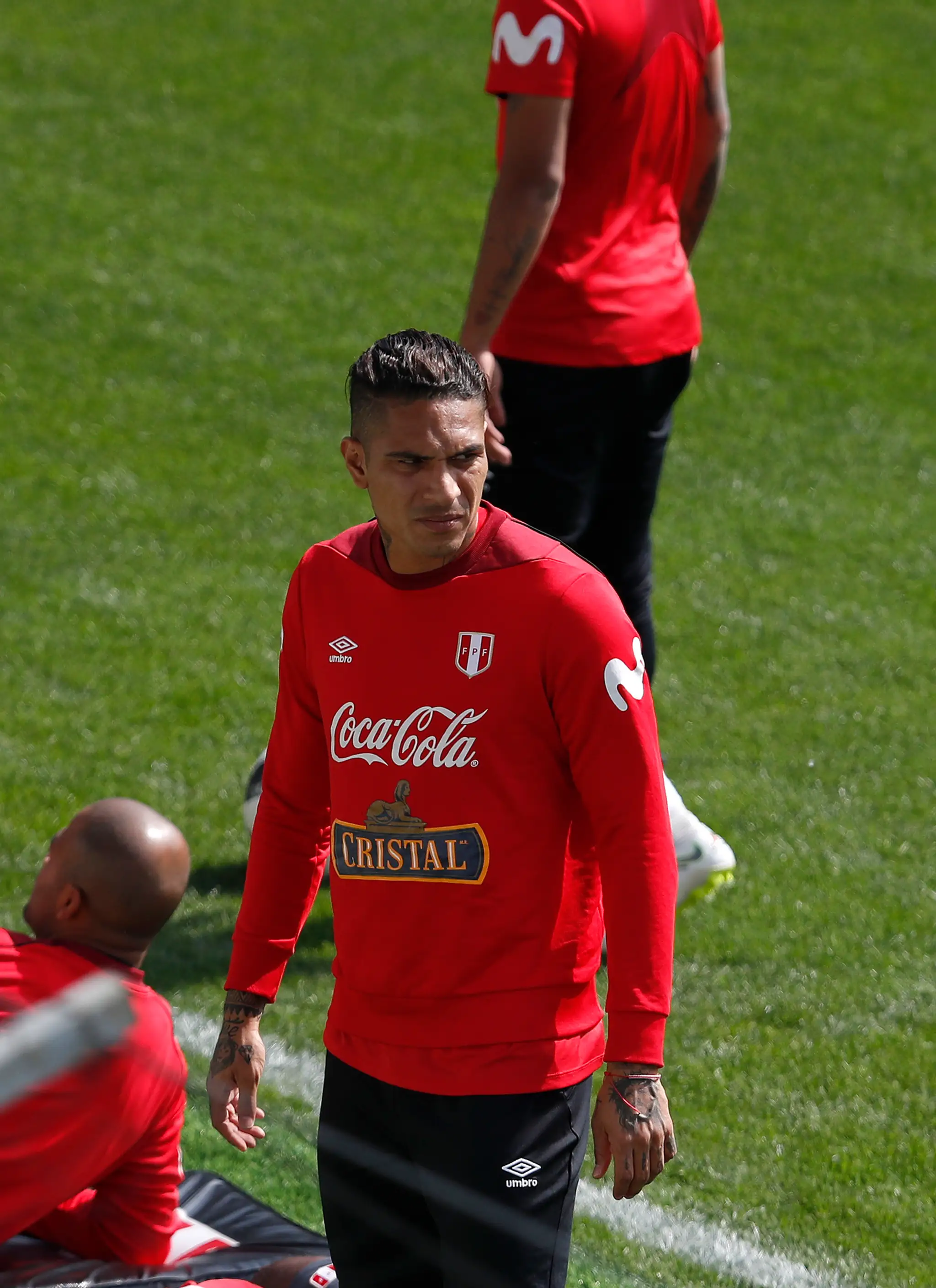 Kapitán Peru Paolo Guerrero v príprave pred MS 2018.