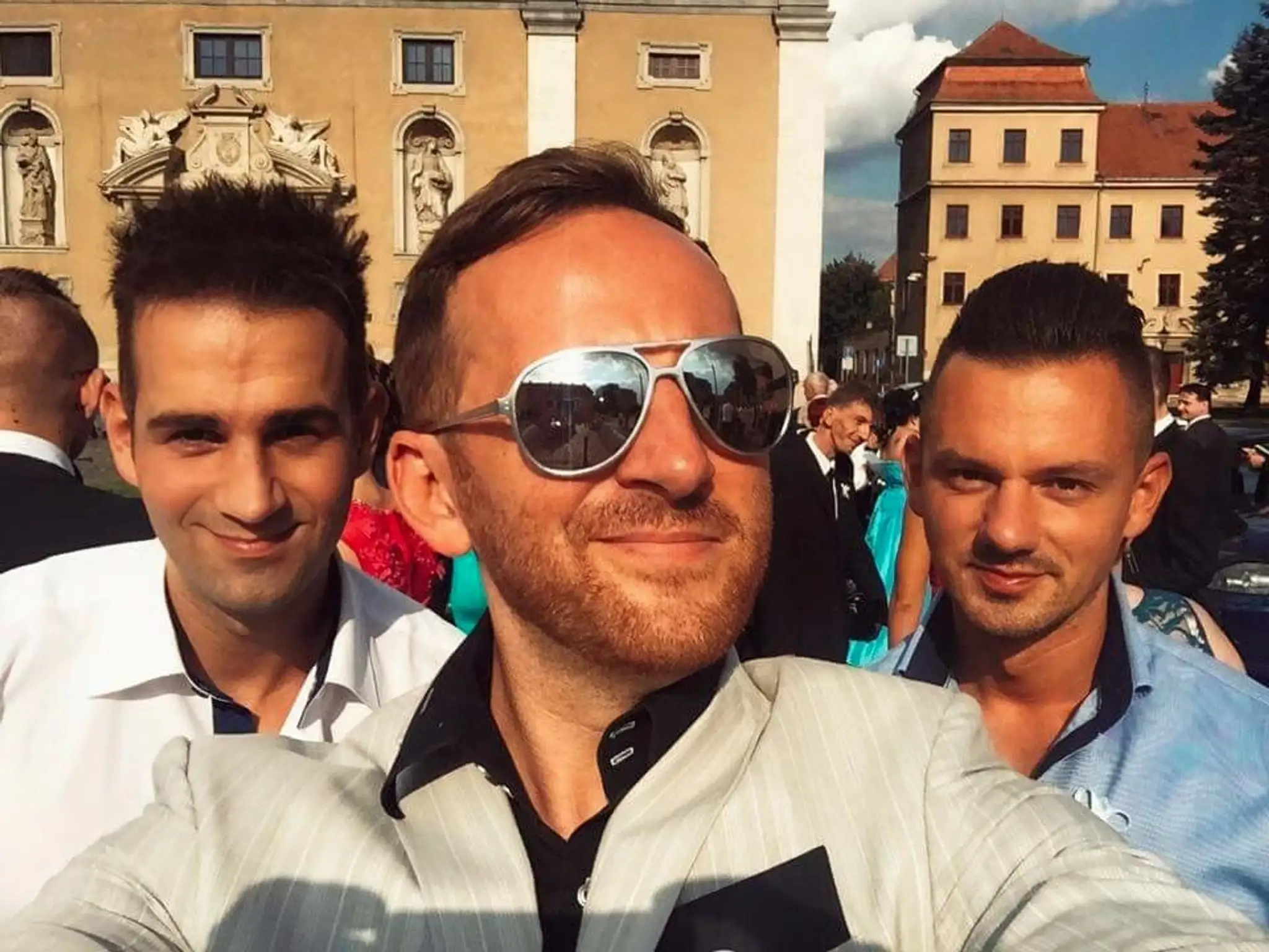 Na svadbe Dominiky Mirgovej nechýbal jej kamarát spevák Miro Jaroš.