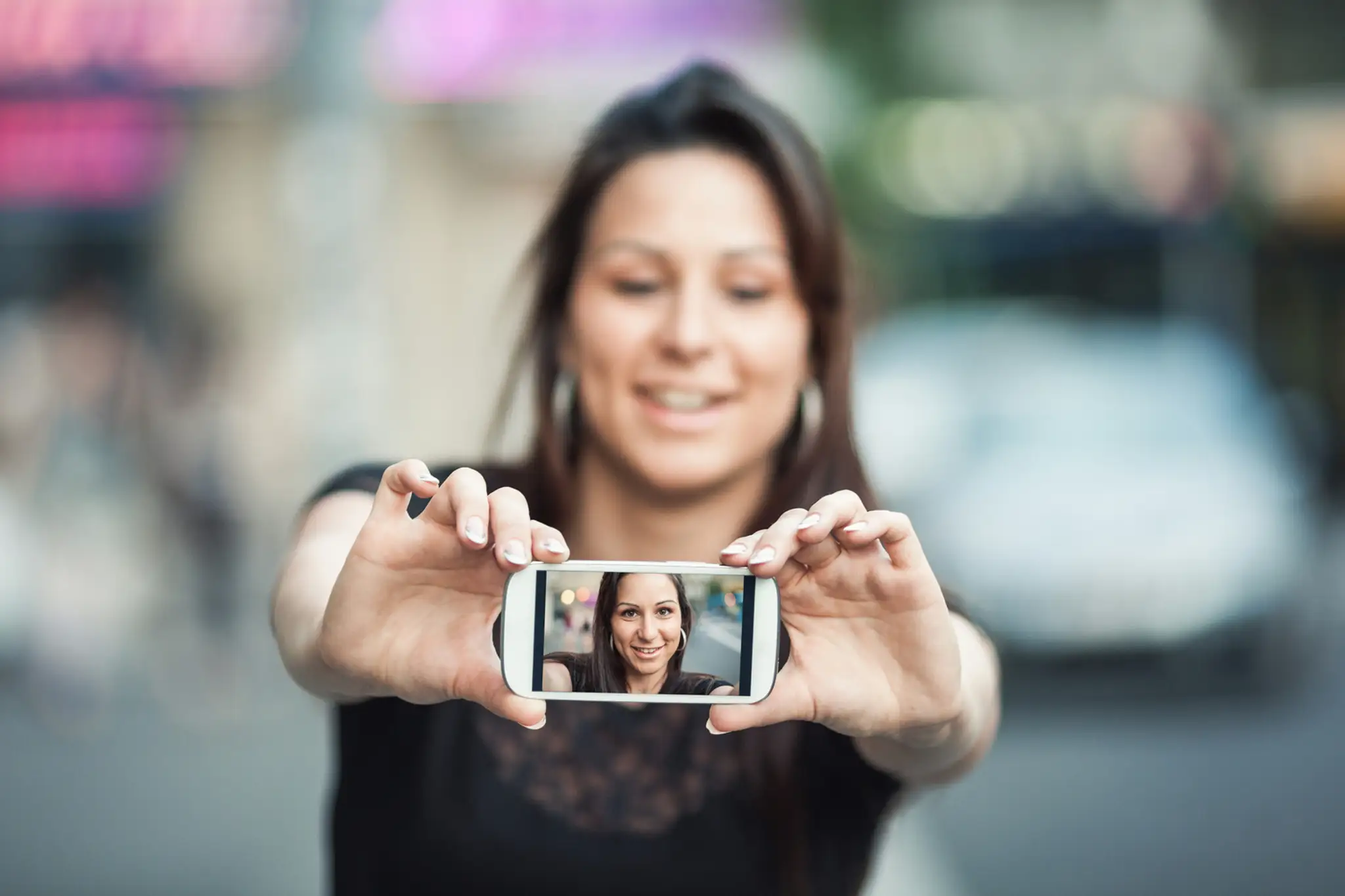 Selfie- ilustračná snímka.