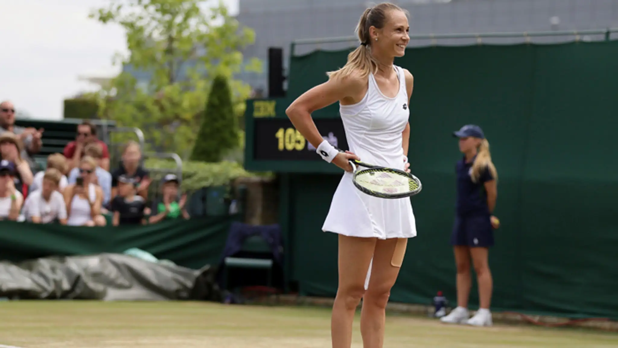 Magdaléna Rybáriková na Wimbledone.