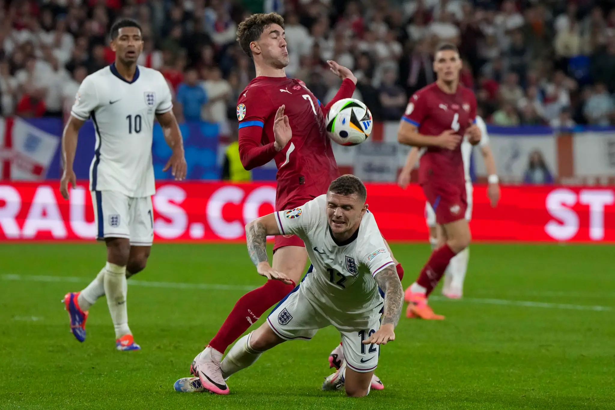 Srbsko - Anglicko 0:1 (EURO 2024).