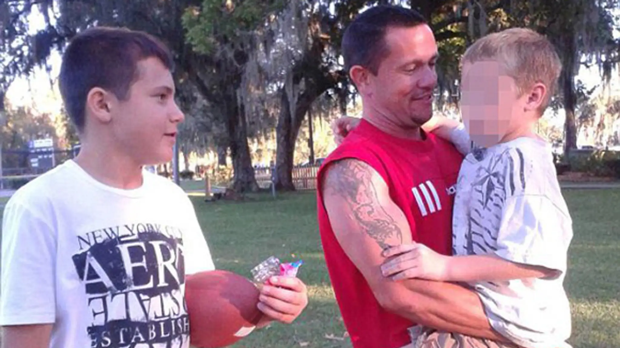 Darrin Spivey a jeho syn Dillon