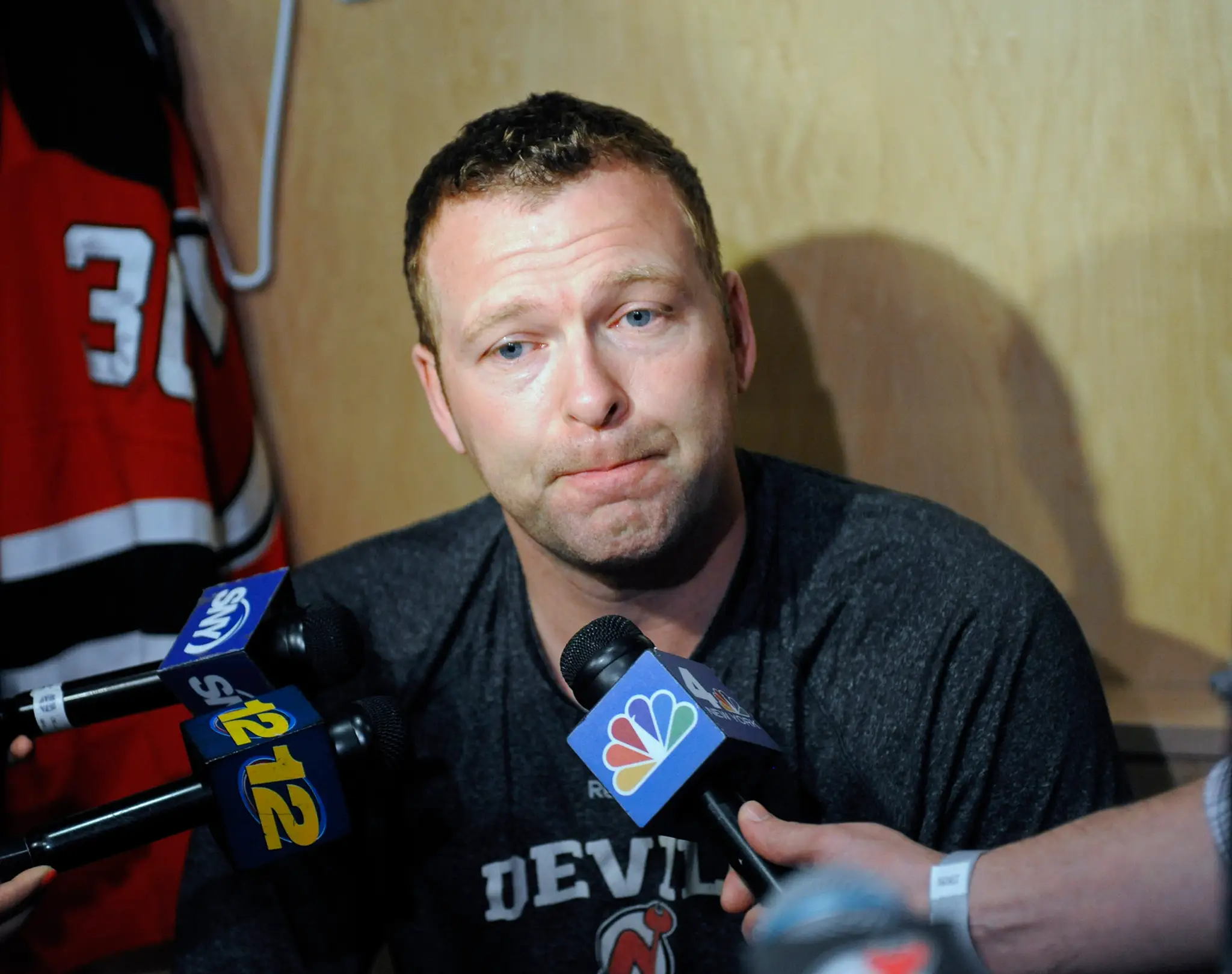 Martin Brodeur na archívnej fotke z apríla 2014 ešte ako brankár New Jersey Devils.
