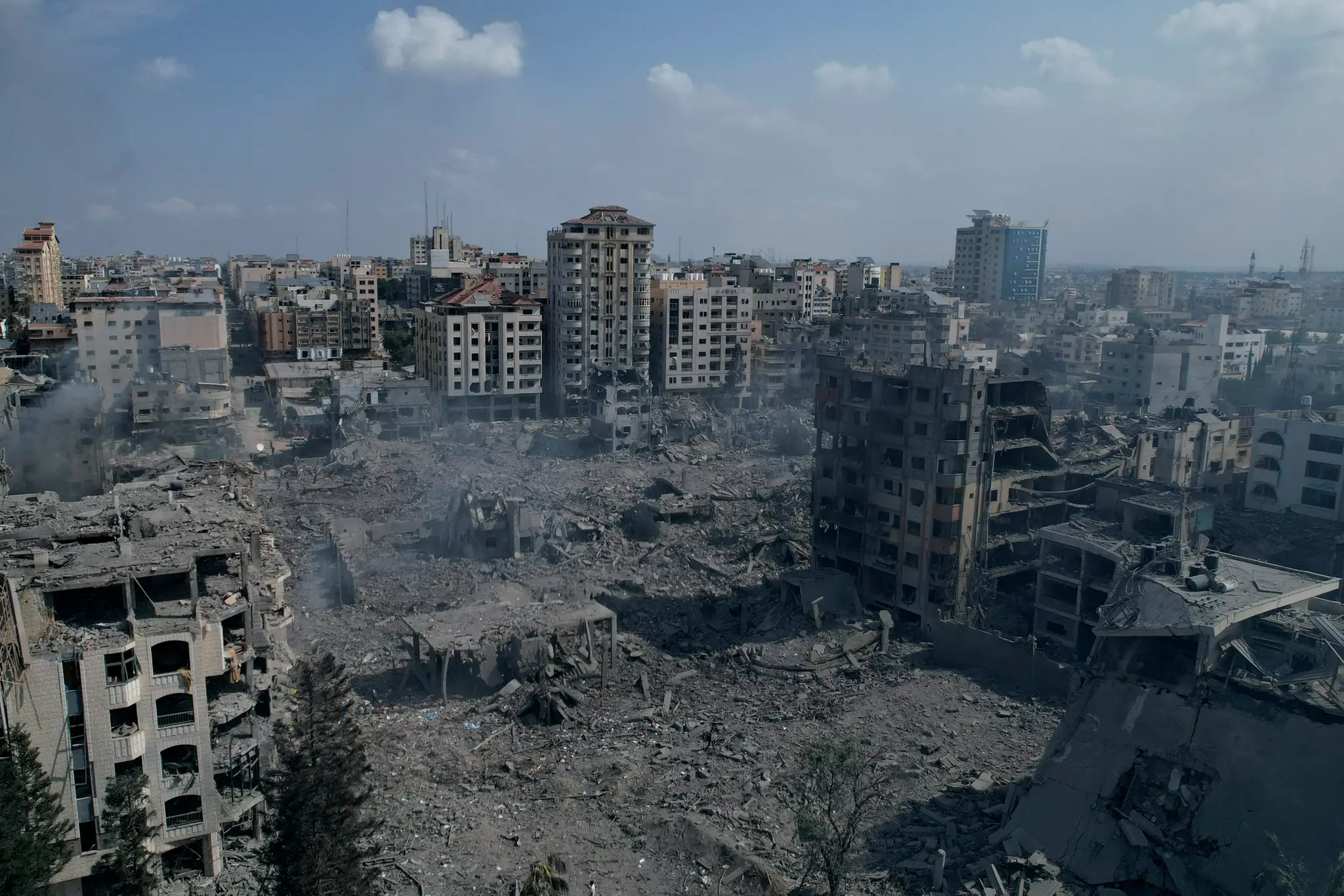 Gaza po izraelskom ostreľovaní.