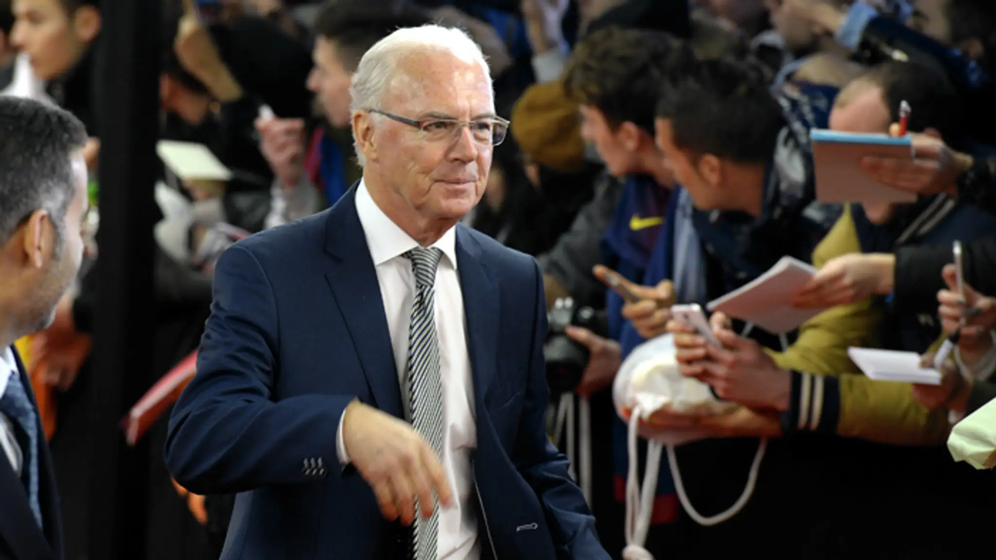 Nemecká futbalová legenda Franz Beckenbauer.