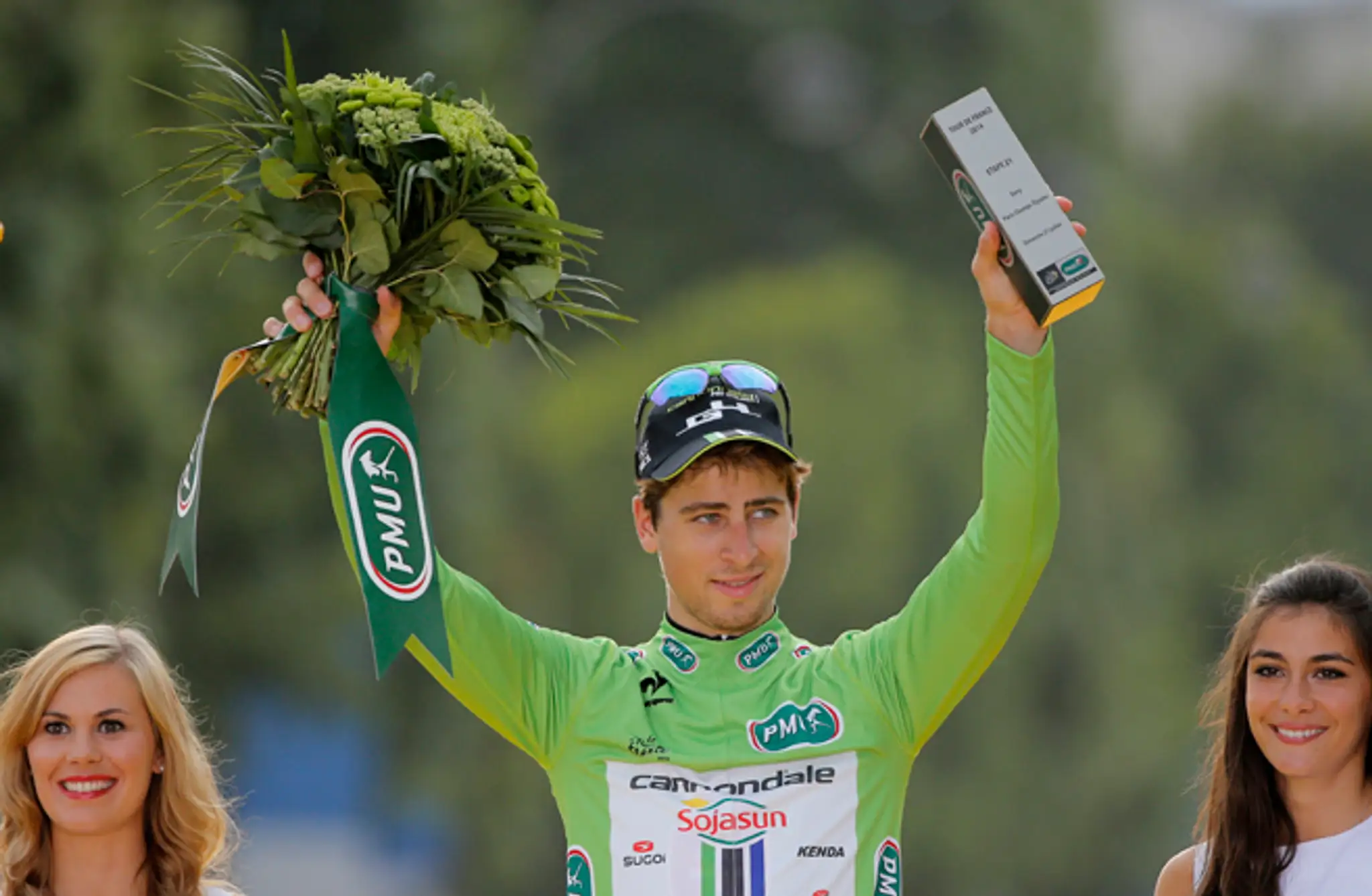 Peter Sagan po poslednej etape na TdF v Paríži.