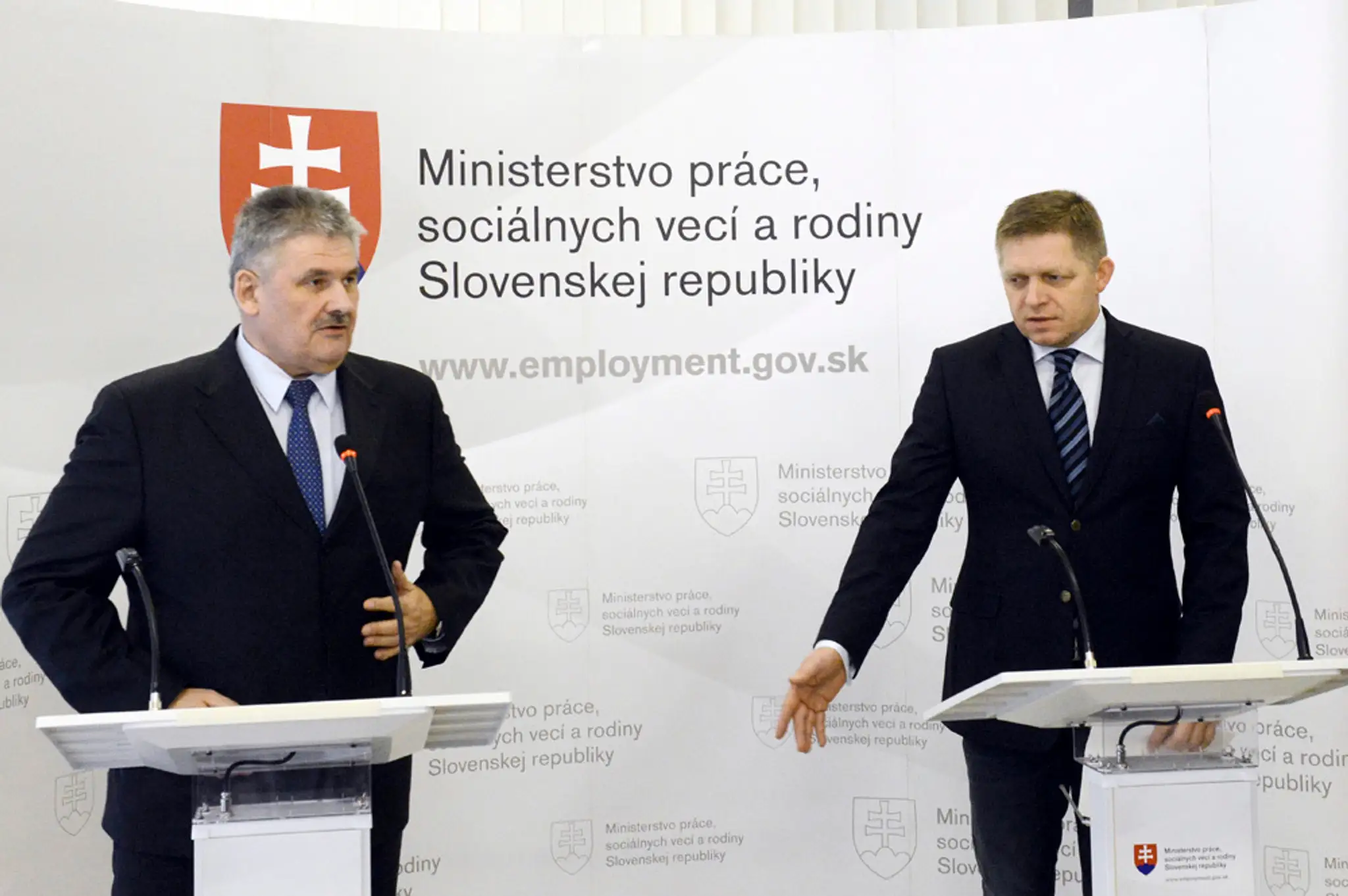 Robert Fico a Ján Richter.