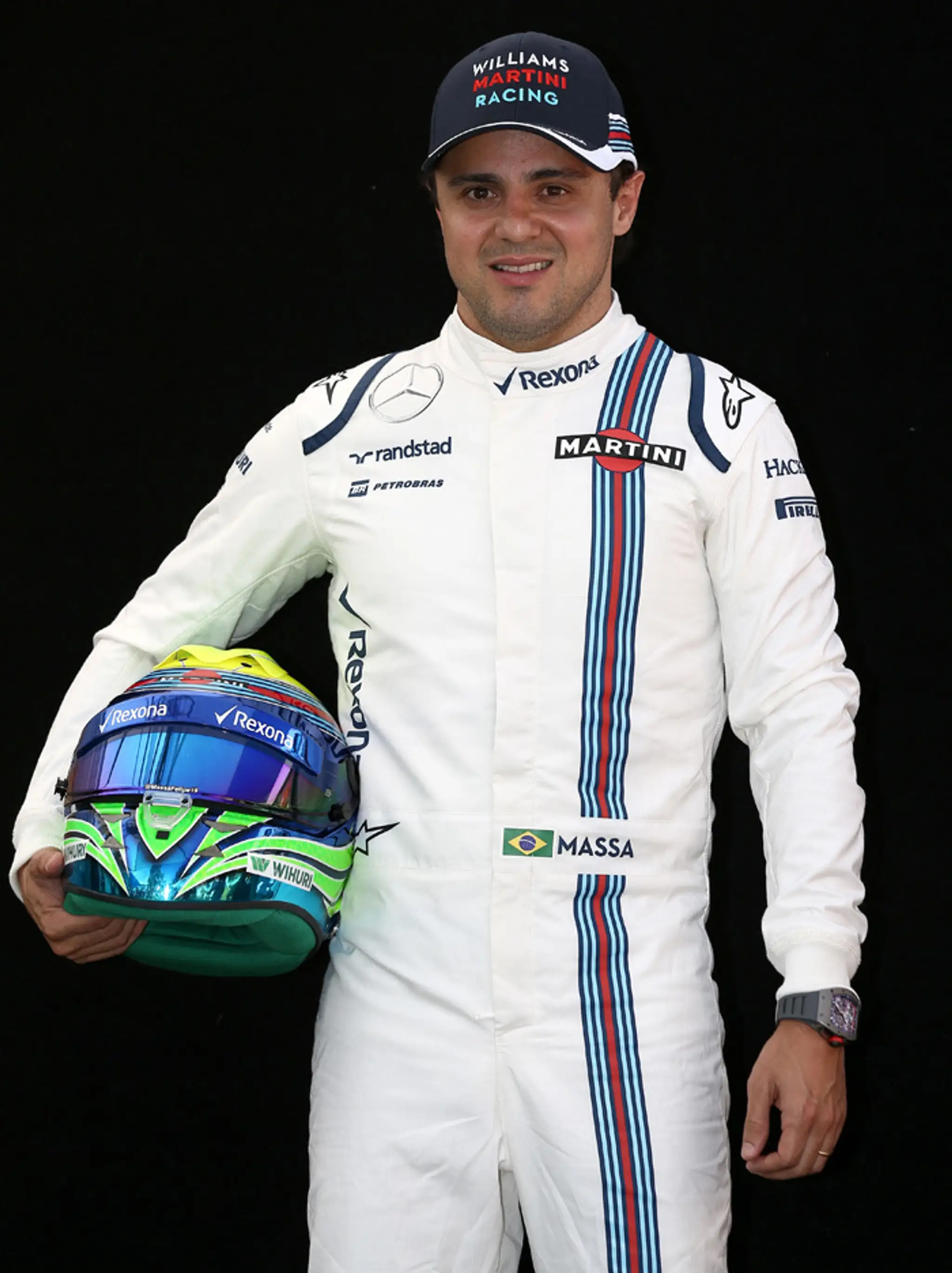 Brazílsky jazdec tímu Williams Felipe Massa.