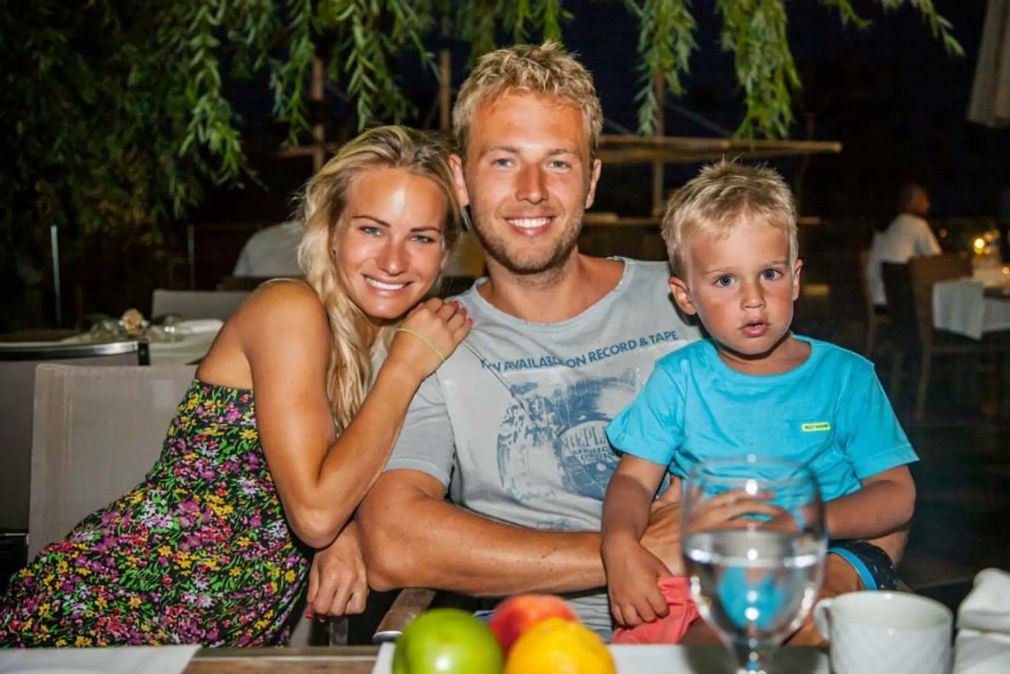Zuzana Haberová so synom Matthiasom a manželom Mariánom Koperniechom.