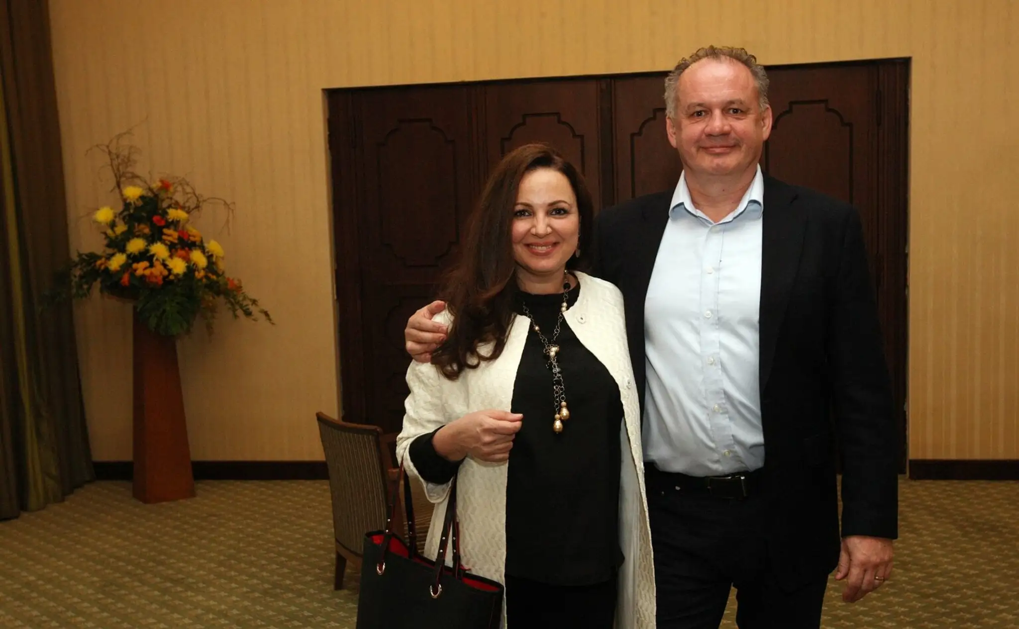 Prezident Andrej Kiska s manželkou Martinou