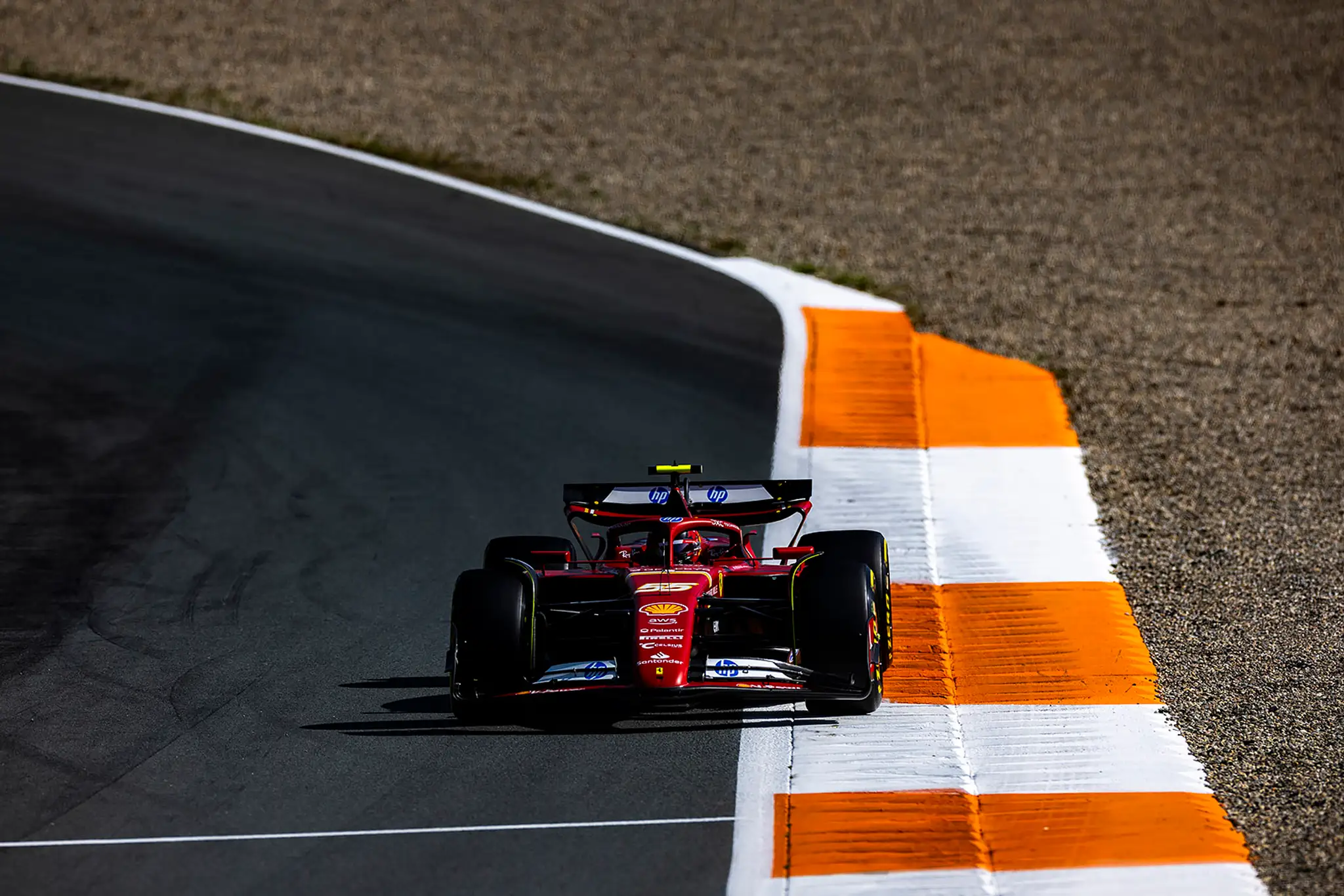 Carlos Sainz na Ferrari.