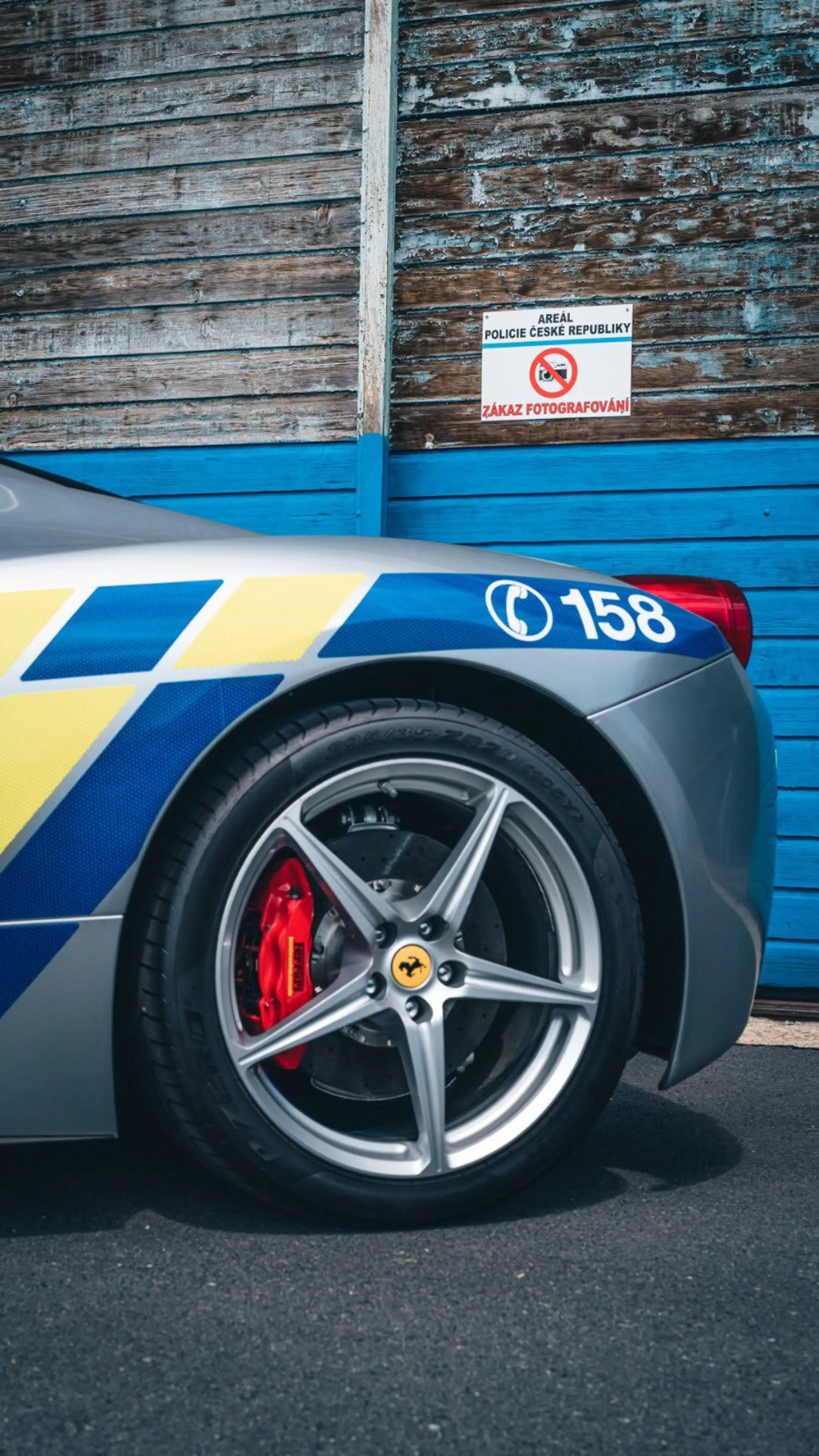 Ferrari českej polície.