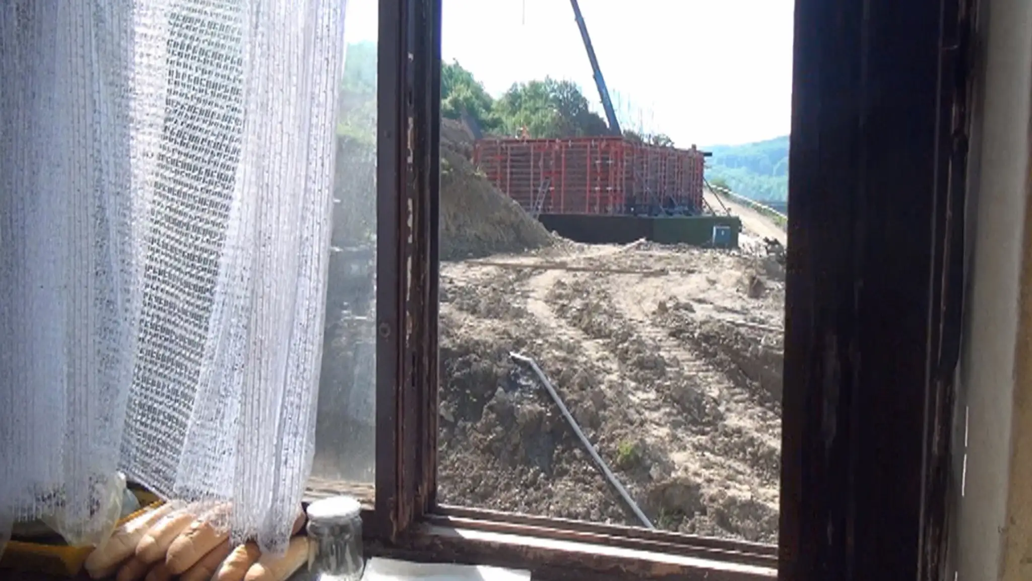 Pohľad z okna. 