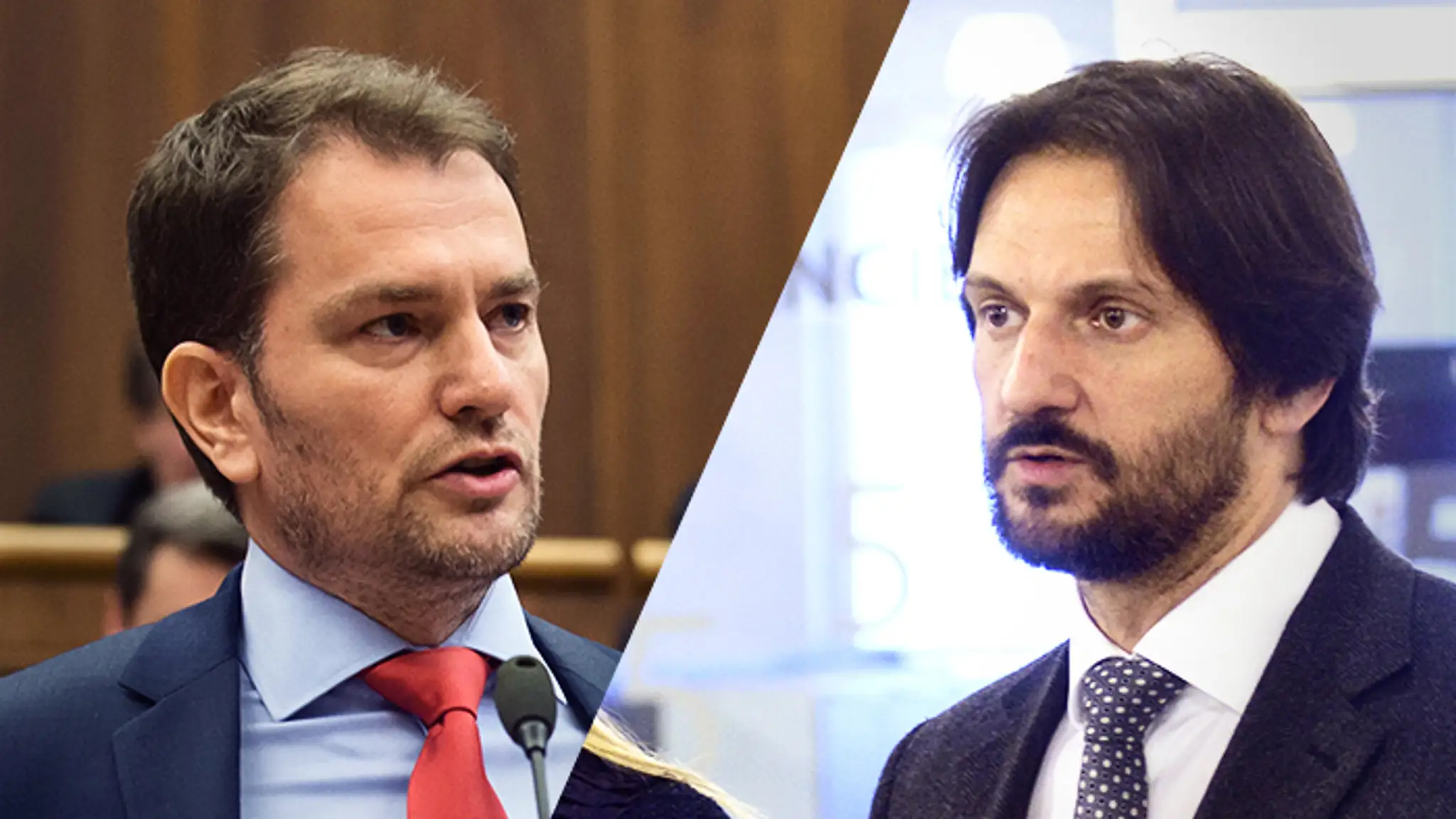 Igor Matovič a Robert Kaliňák.