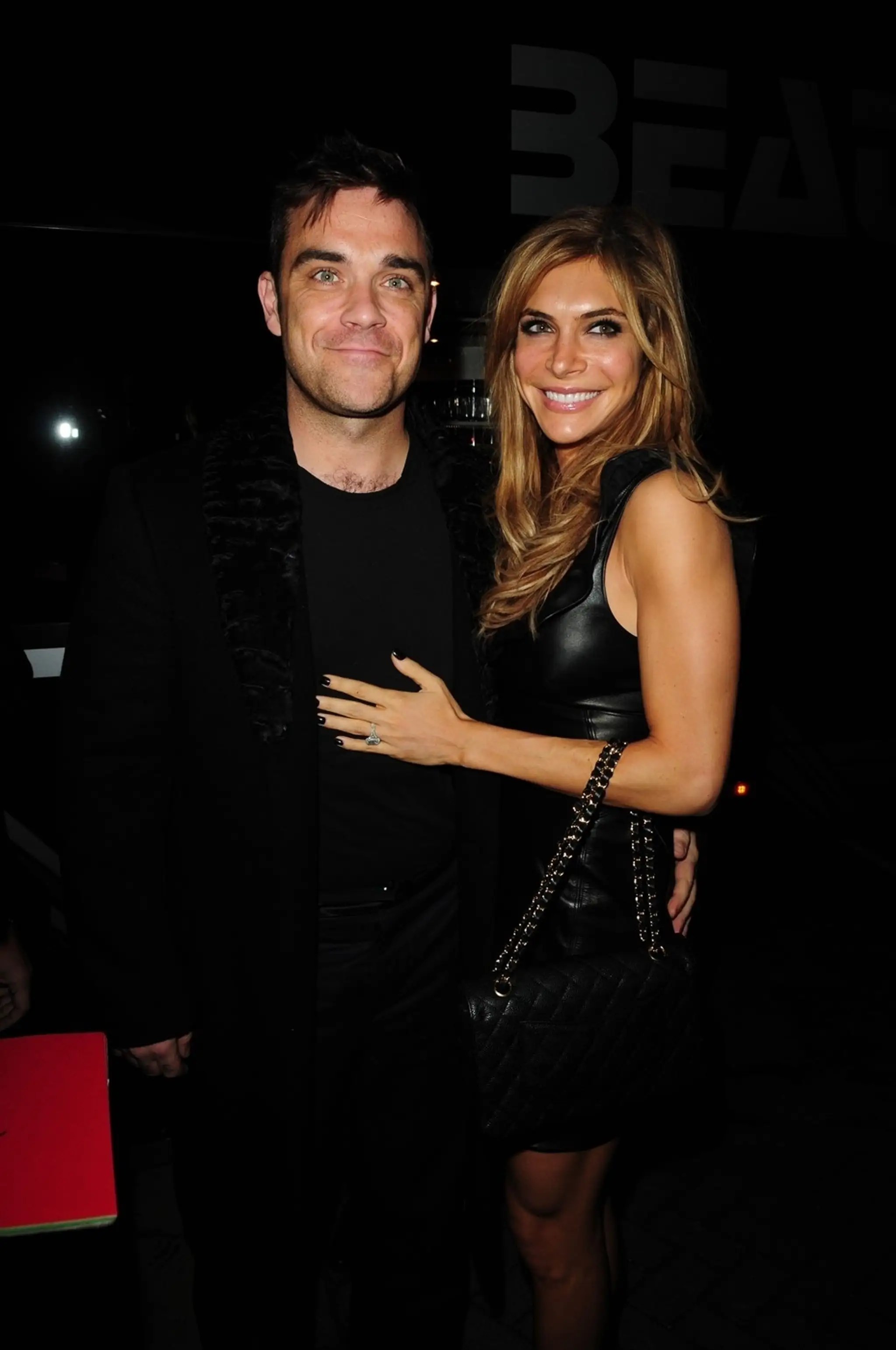 Robbie Williams s manželkou 