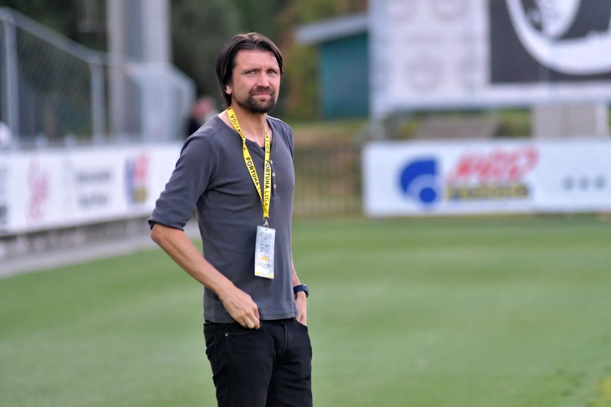Zásah policajného komanda po zápase Sparta Praha - Baník Ostrava.