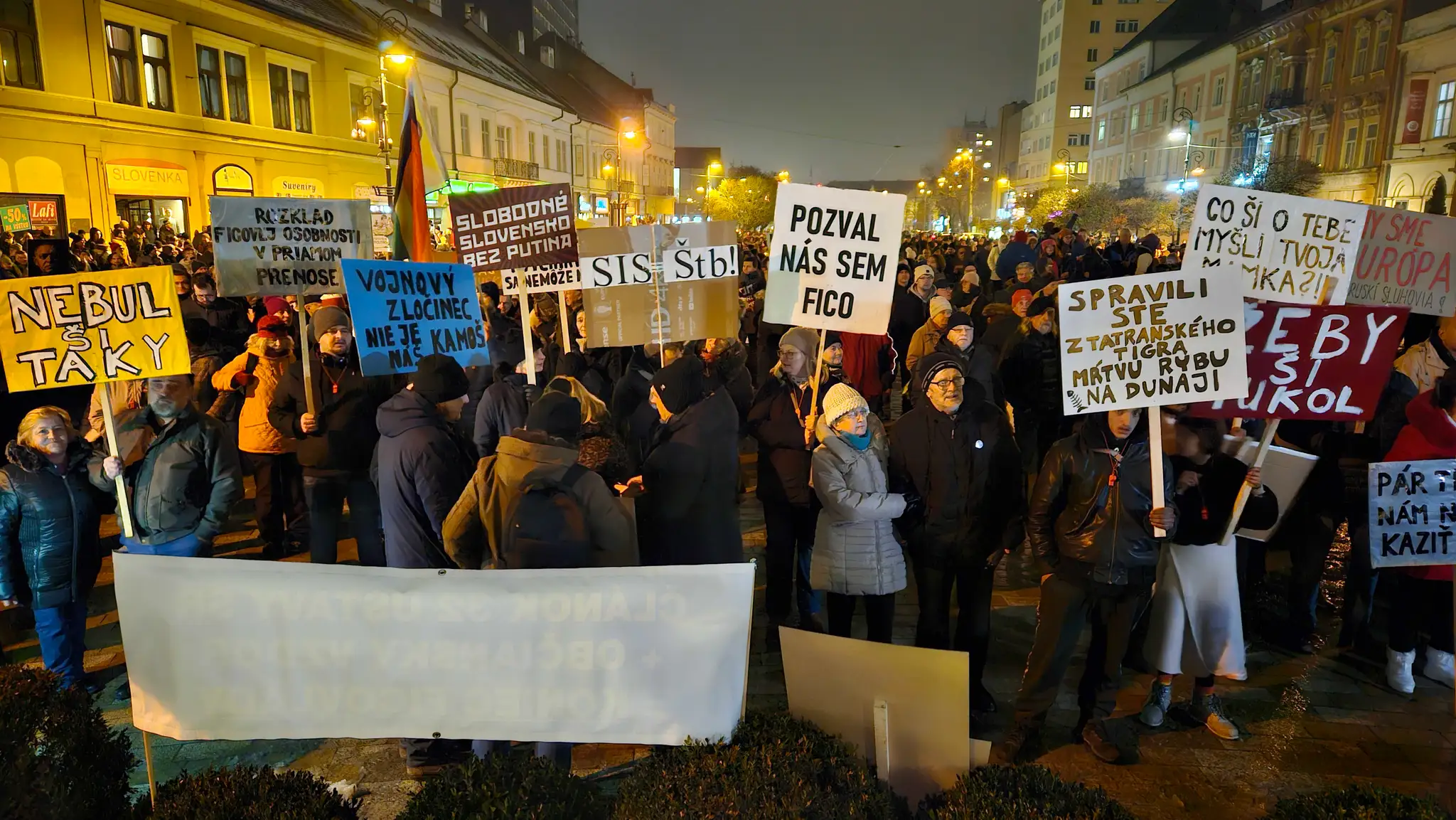 Protest v Košiciach