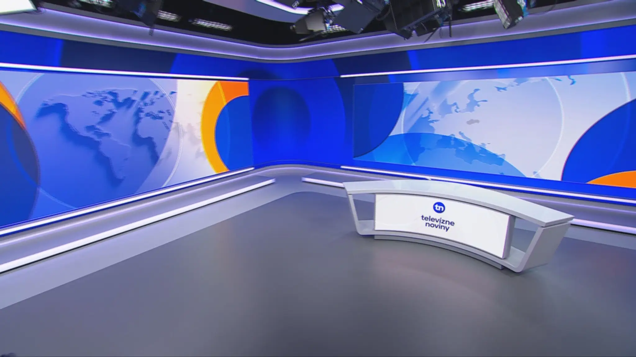 Takto vznikalo nové štúdio Televíznych novín.