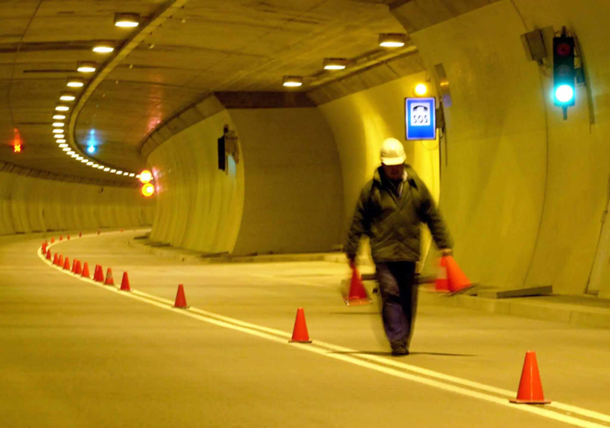 Na archívnej snímke tunel Branisko.