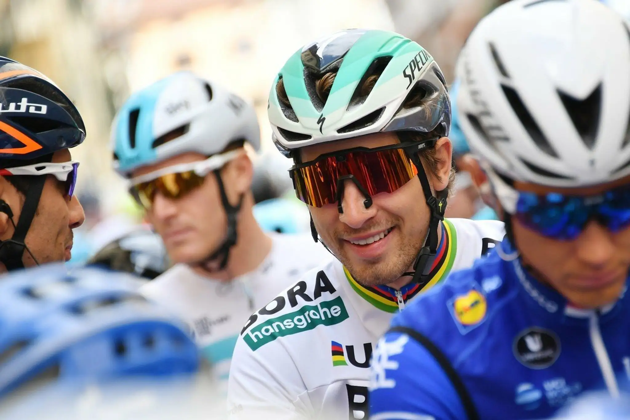 Peter Sagan v pelotone.