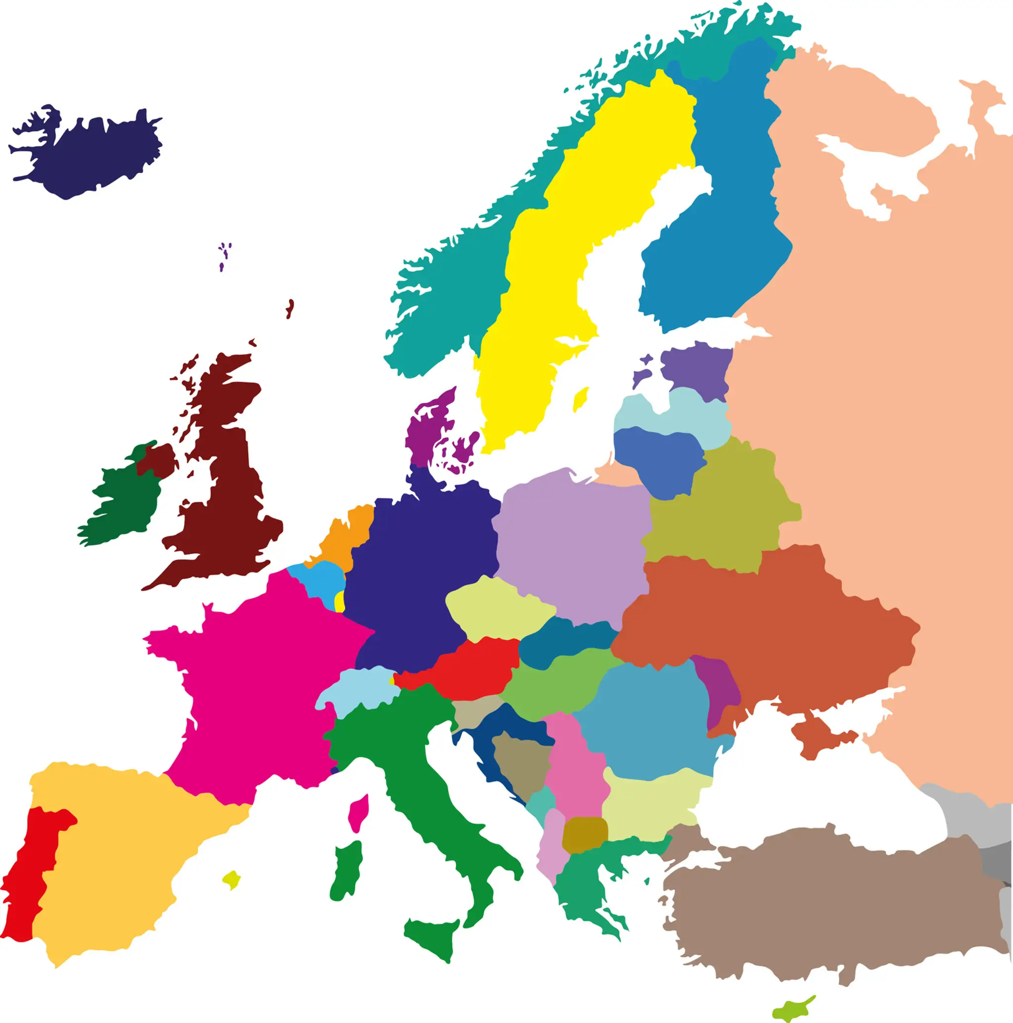Mapa Európy