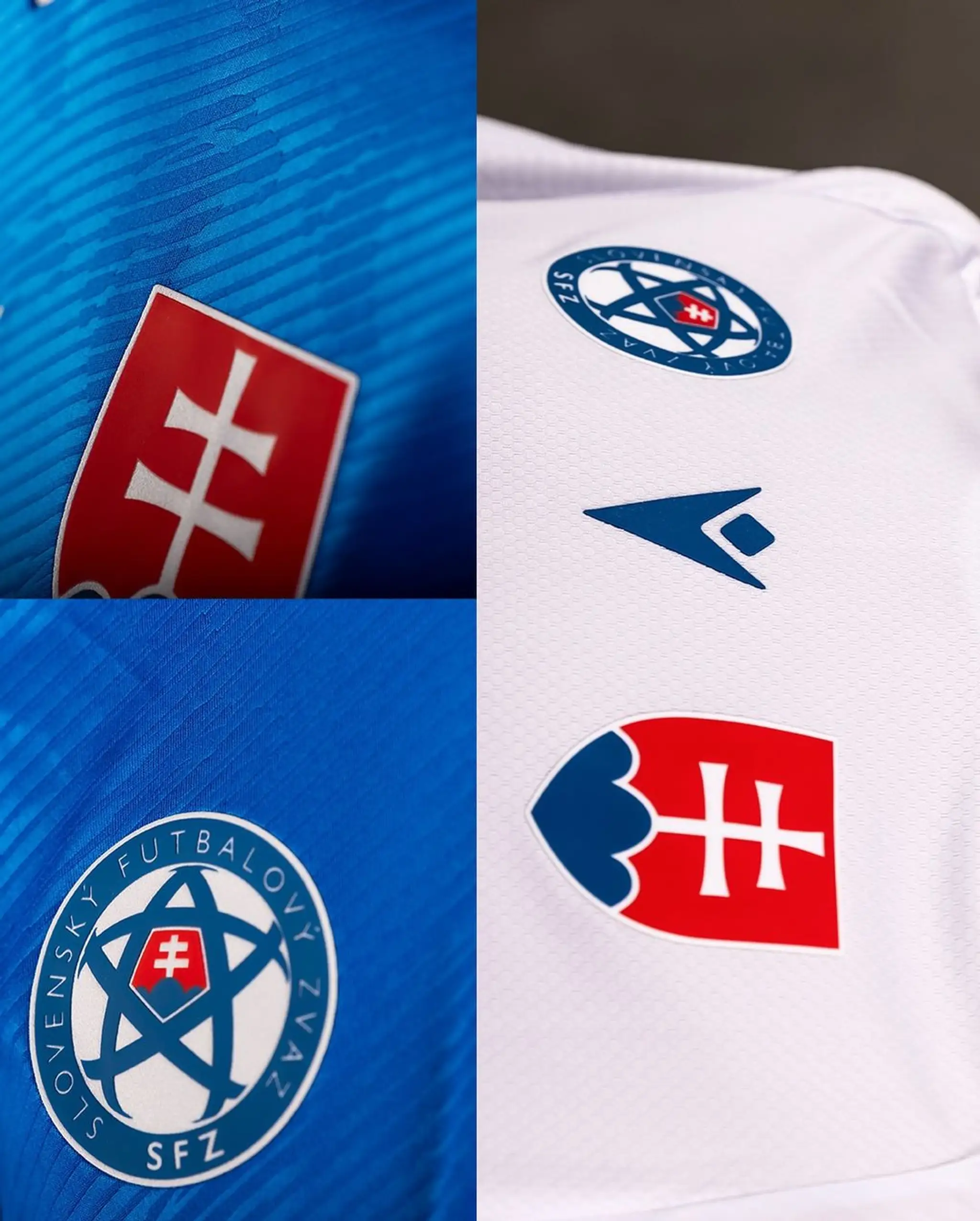 Nové dresy slovenskej futbalovej reprezentácie.