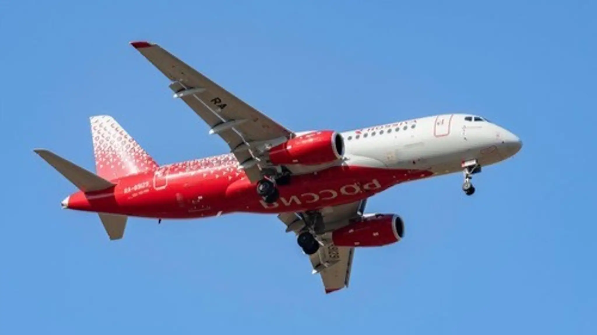 Suchoj Superjet 100. Ilustračná snímka. 
