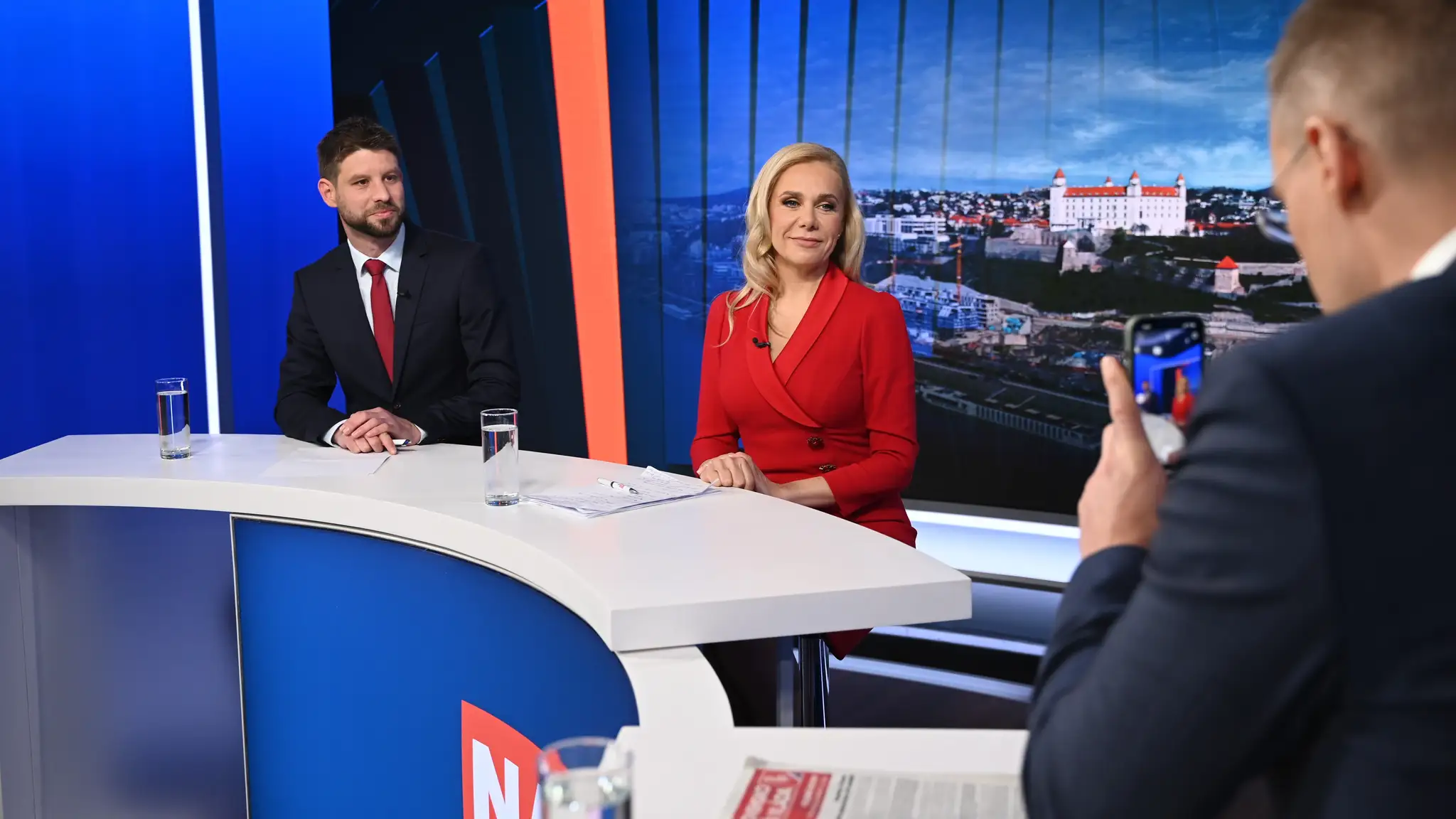 Denisa Saková a Michal Šimečka.