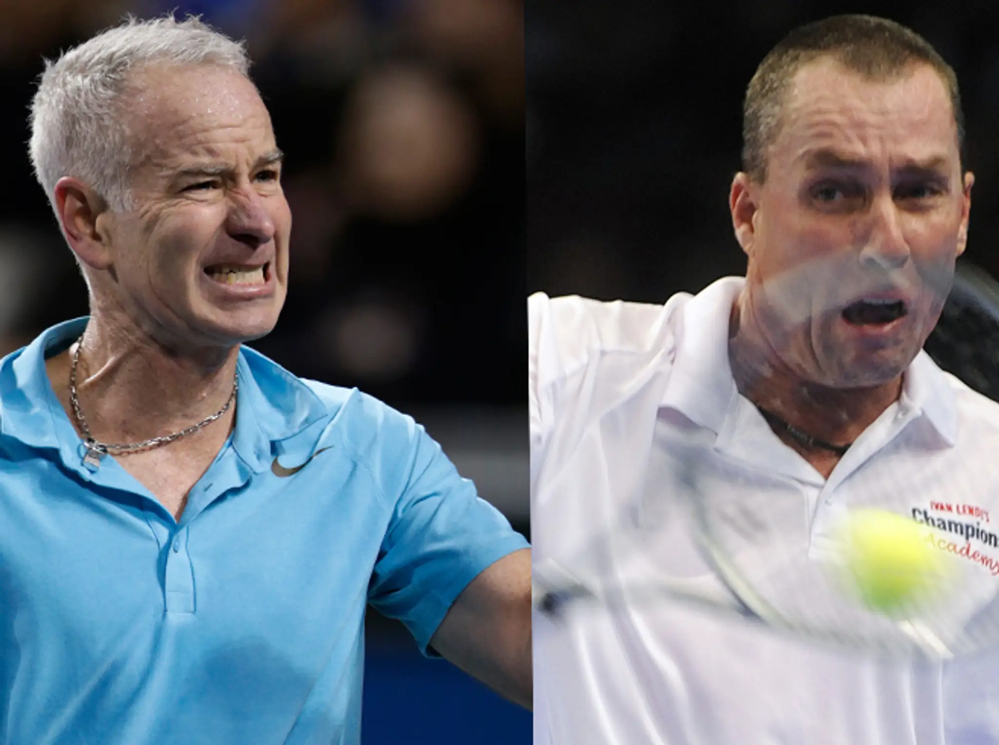 Johnovi McEnroe a Ivan Lendl