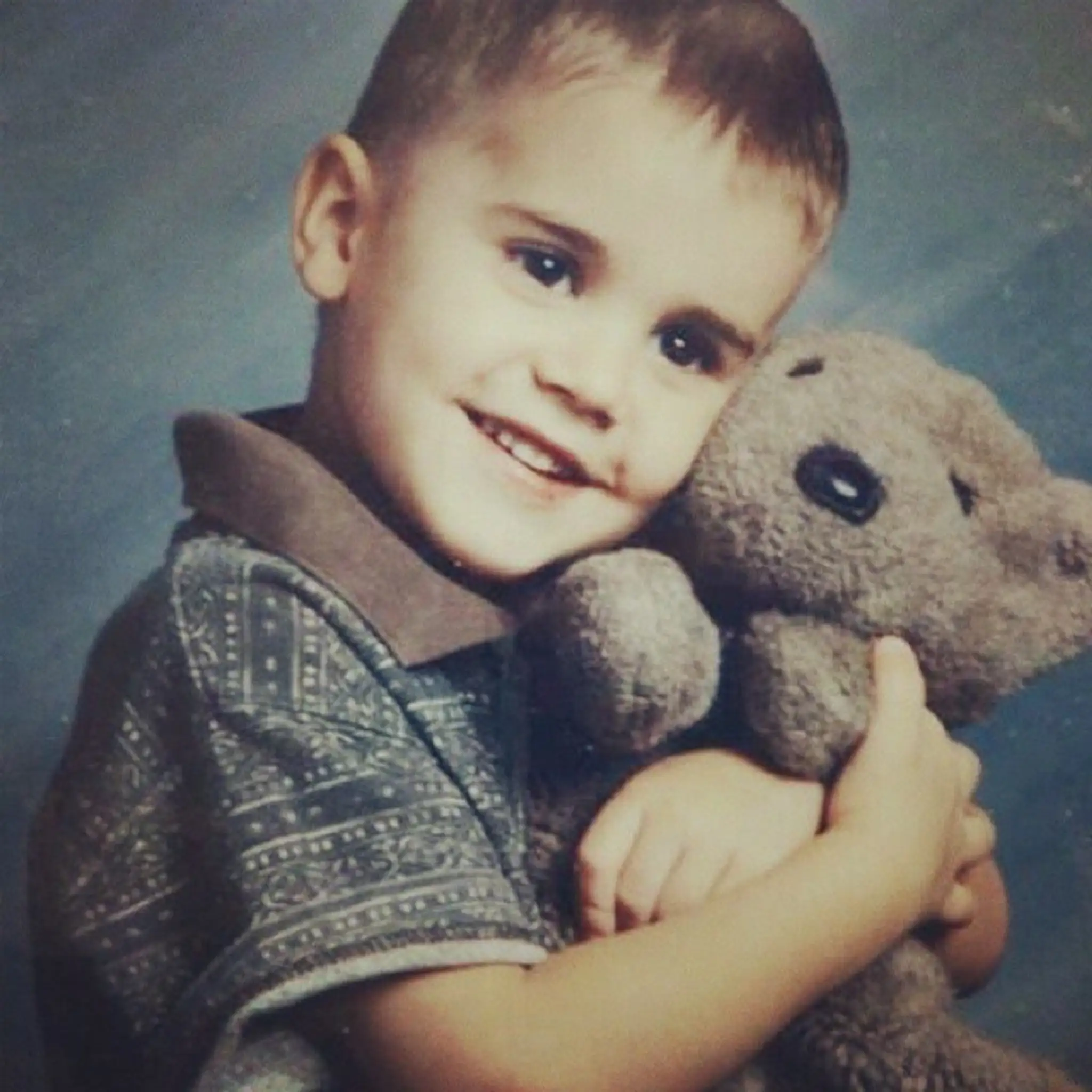 Justin Bieber ako malý chlapček.