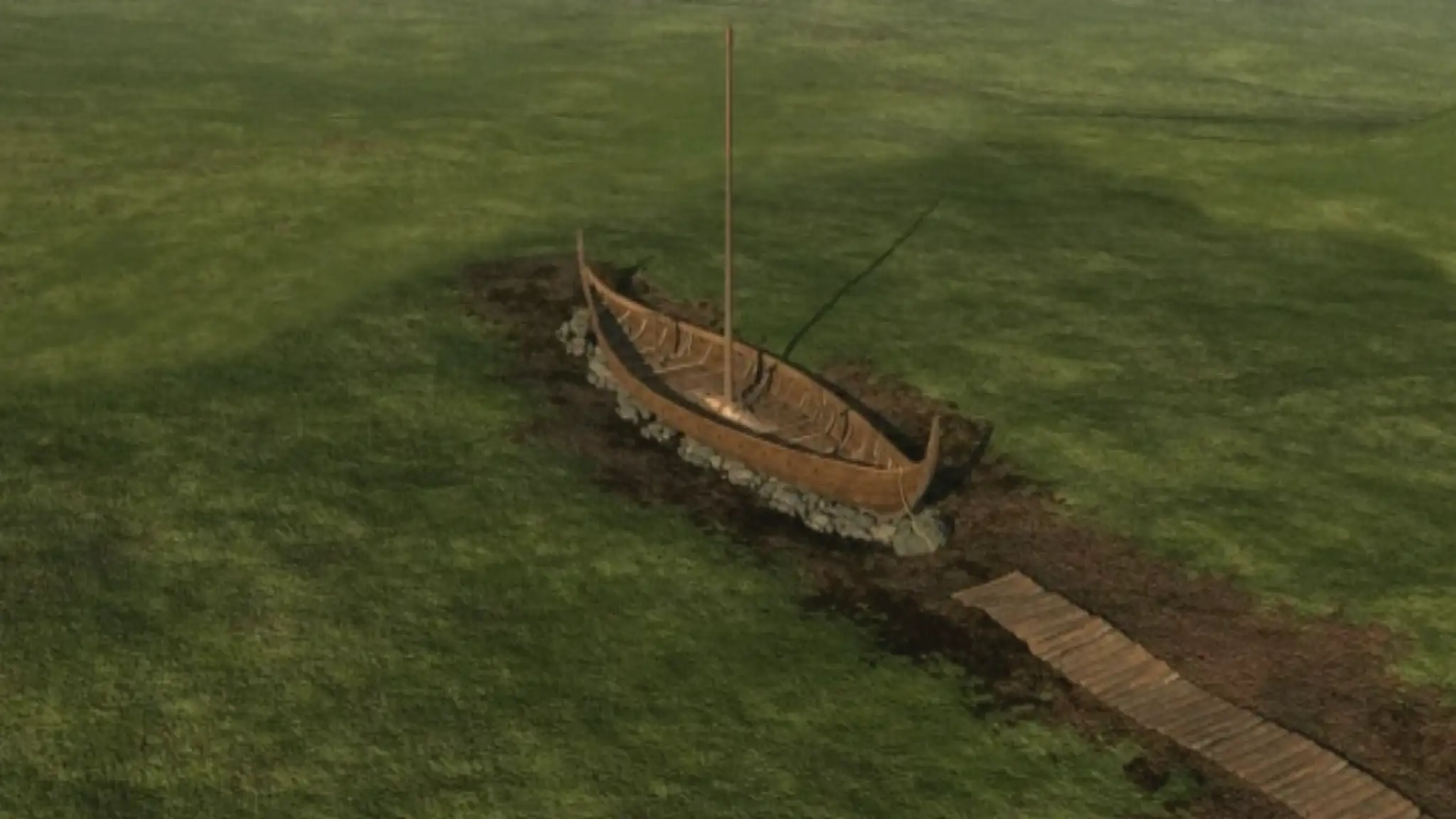 Archeológovia našli stopy po vikingskej lodi