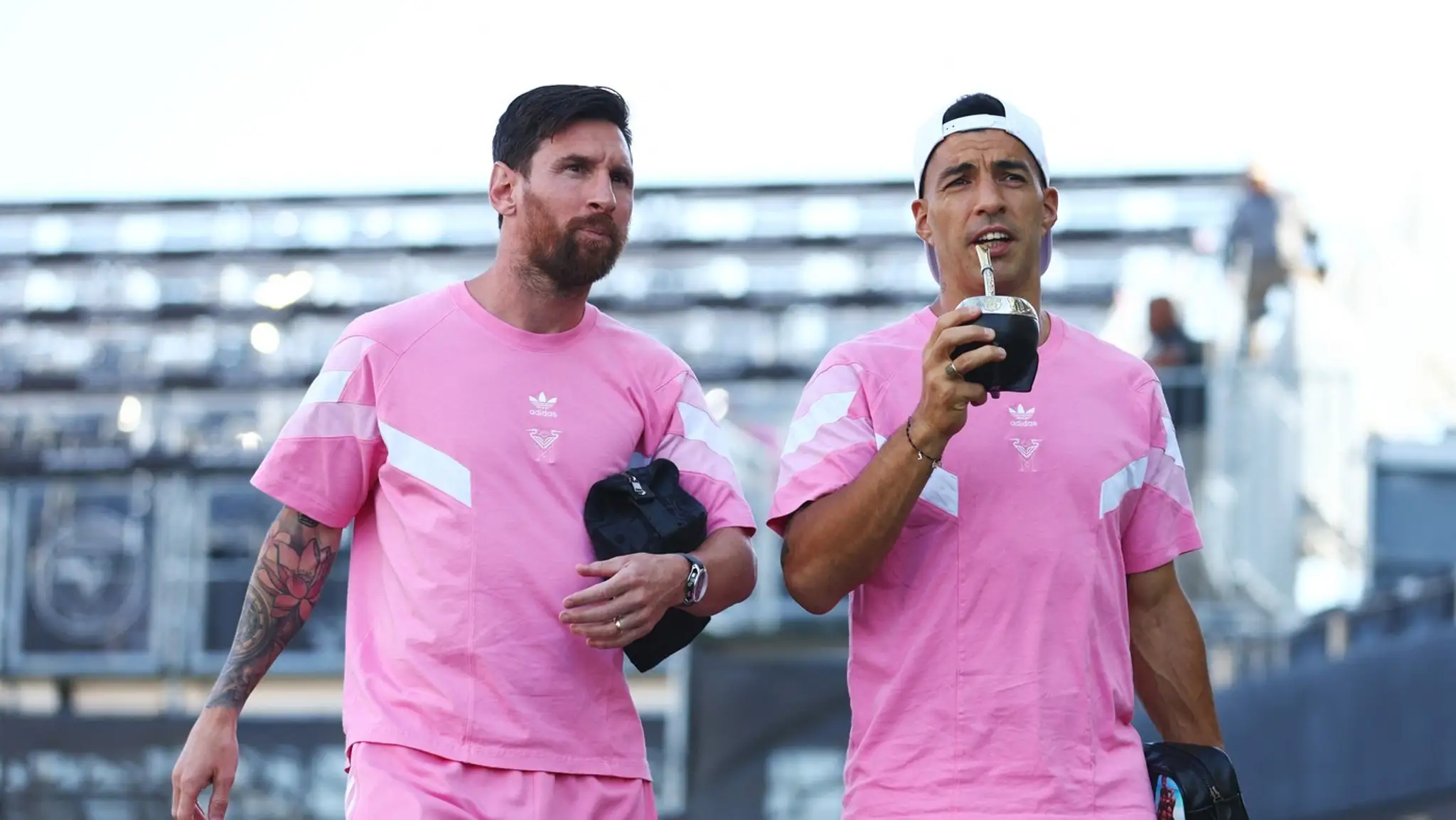 Lionel Messi a Luis Suarez