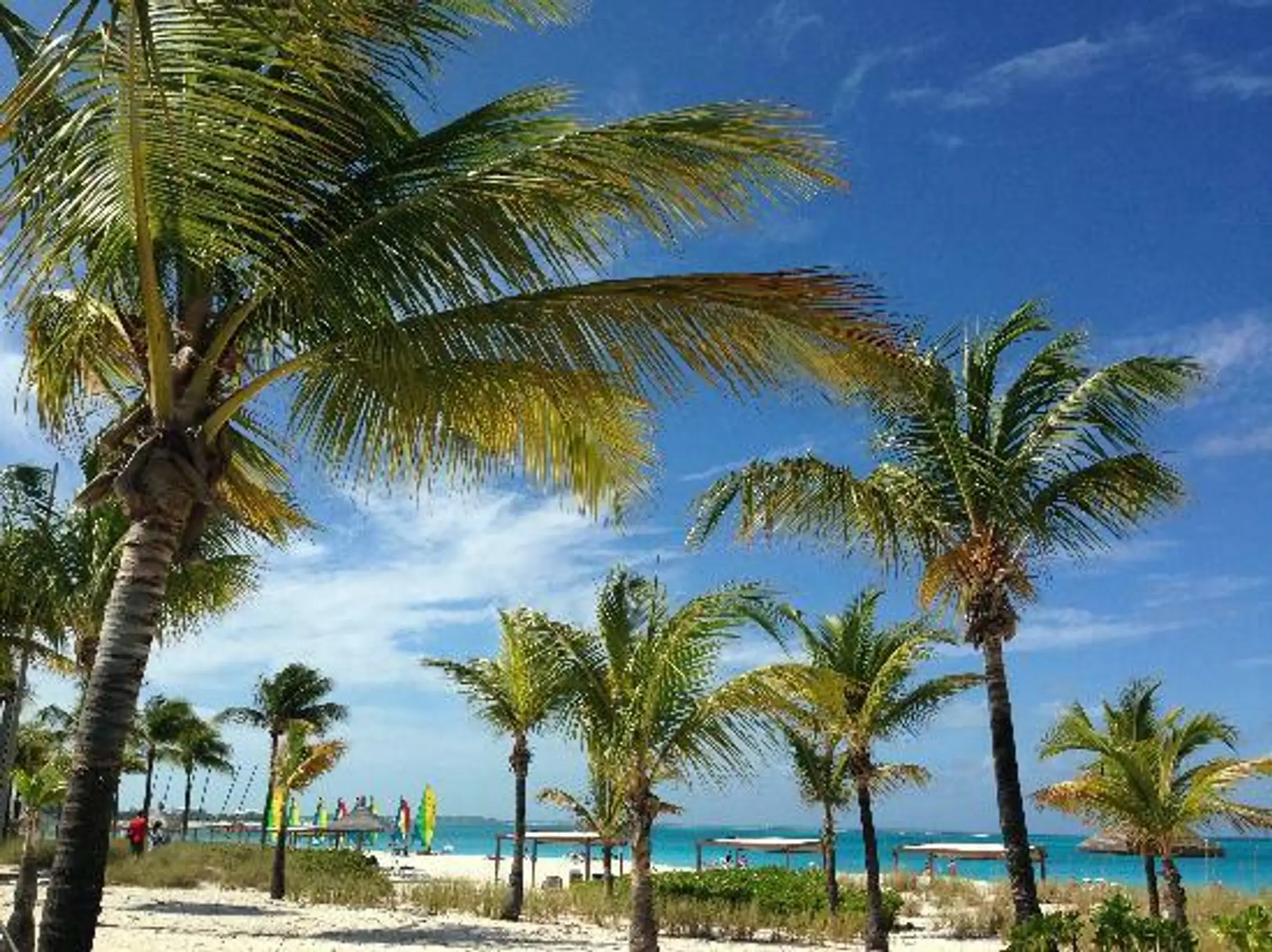 Pláž Grace Bay, Providenciales, Turks a Caicos.