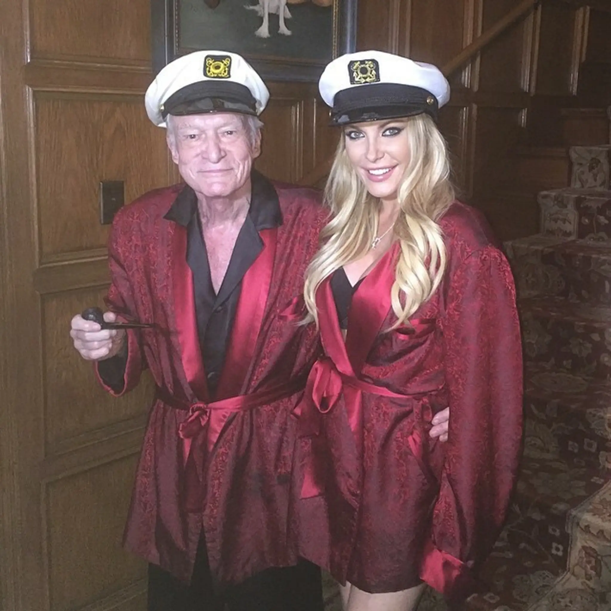 Hugh Hefner a Crystal Hefner