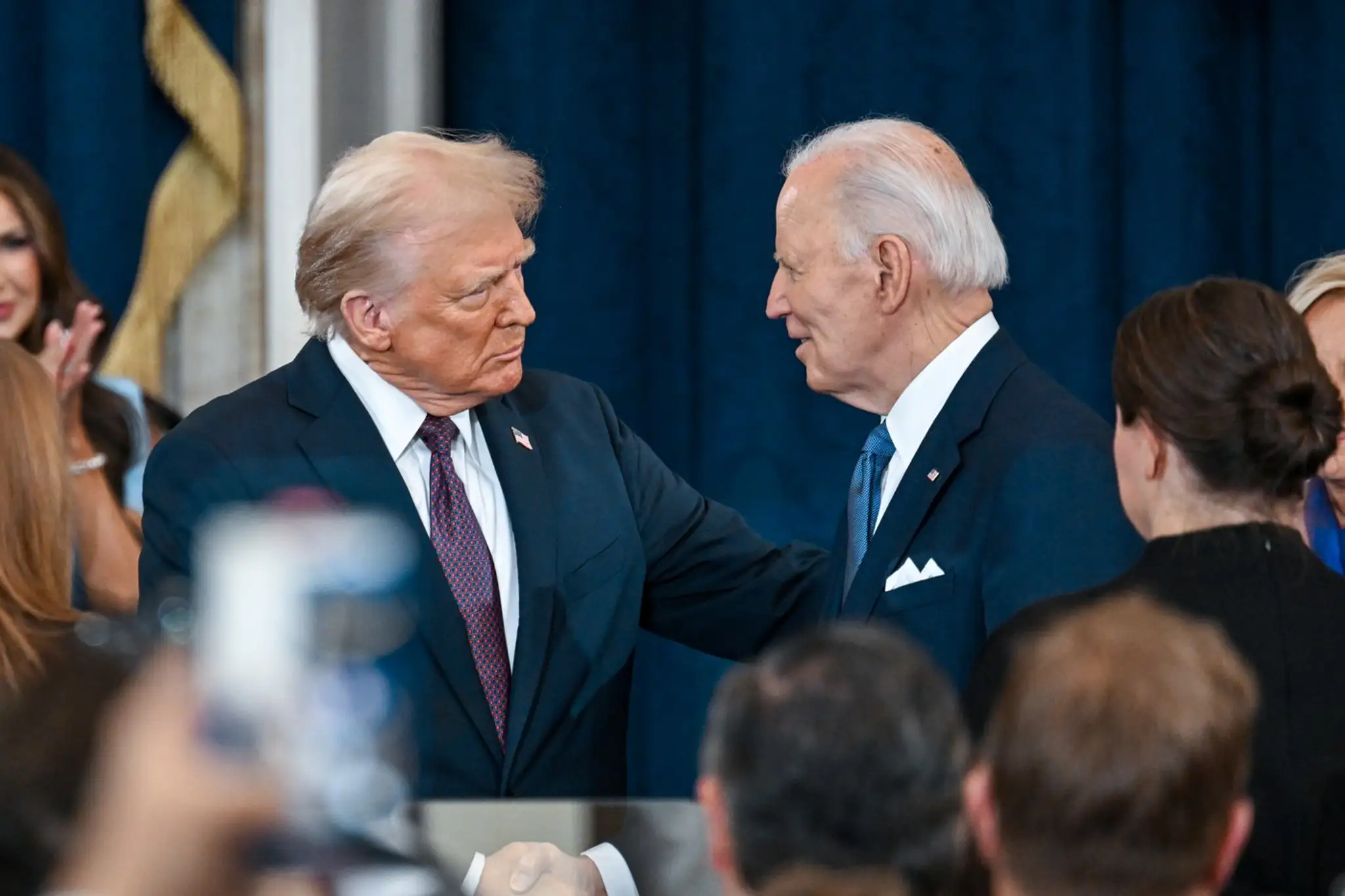 Donald Trump a Joe Biden.