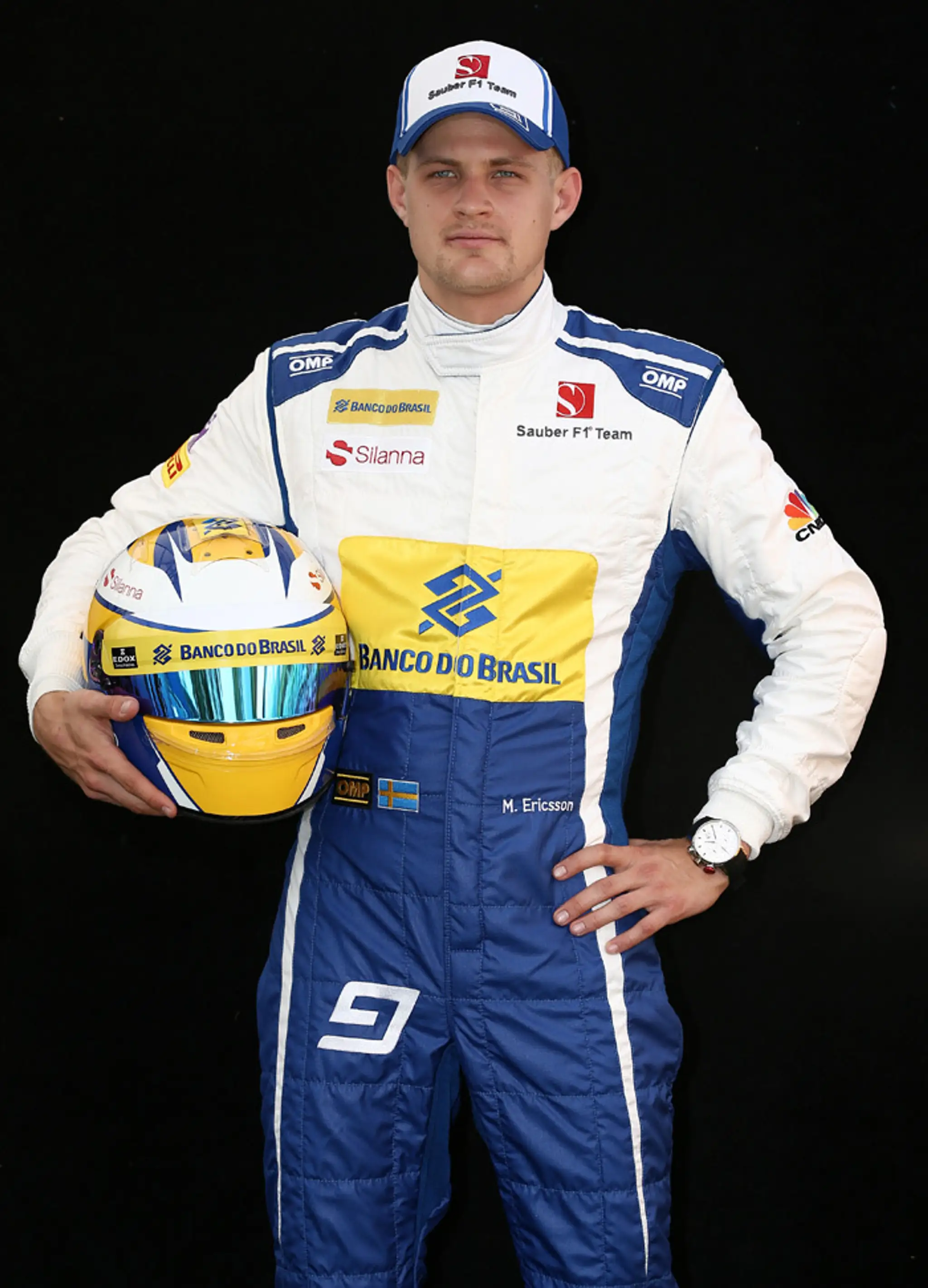 Švédsky jazdec tímu Sauber Marcus Ericsson.