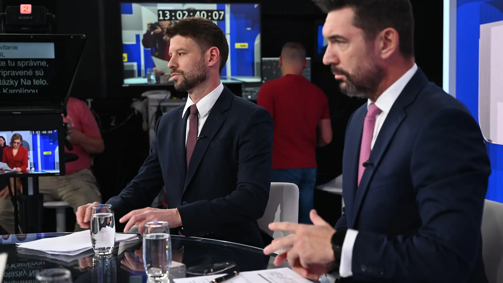 Richard Takáč a Michal Šimečka.
