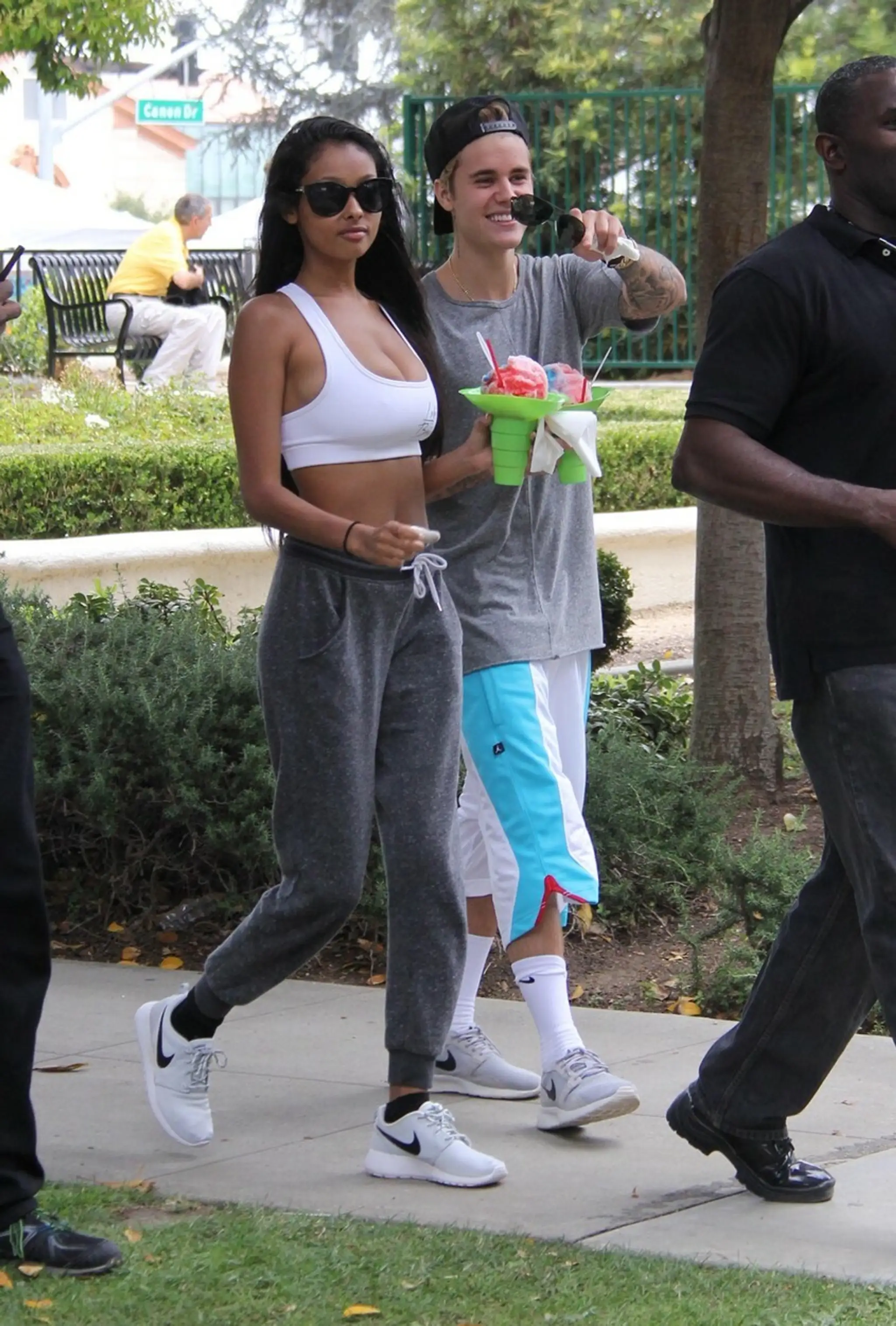 Justin Bieber a modelka Jayde Pierce.
