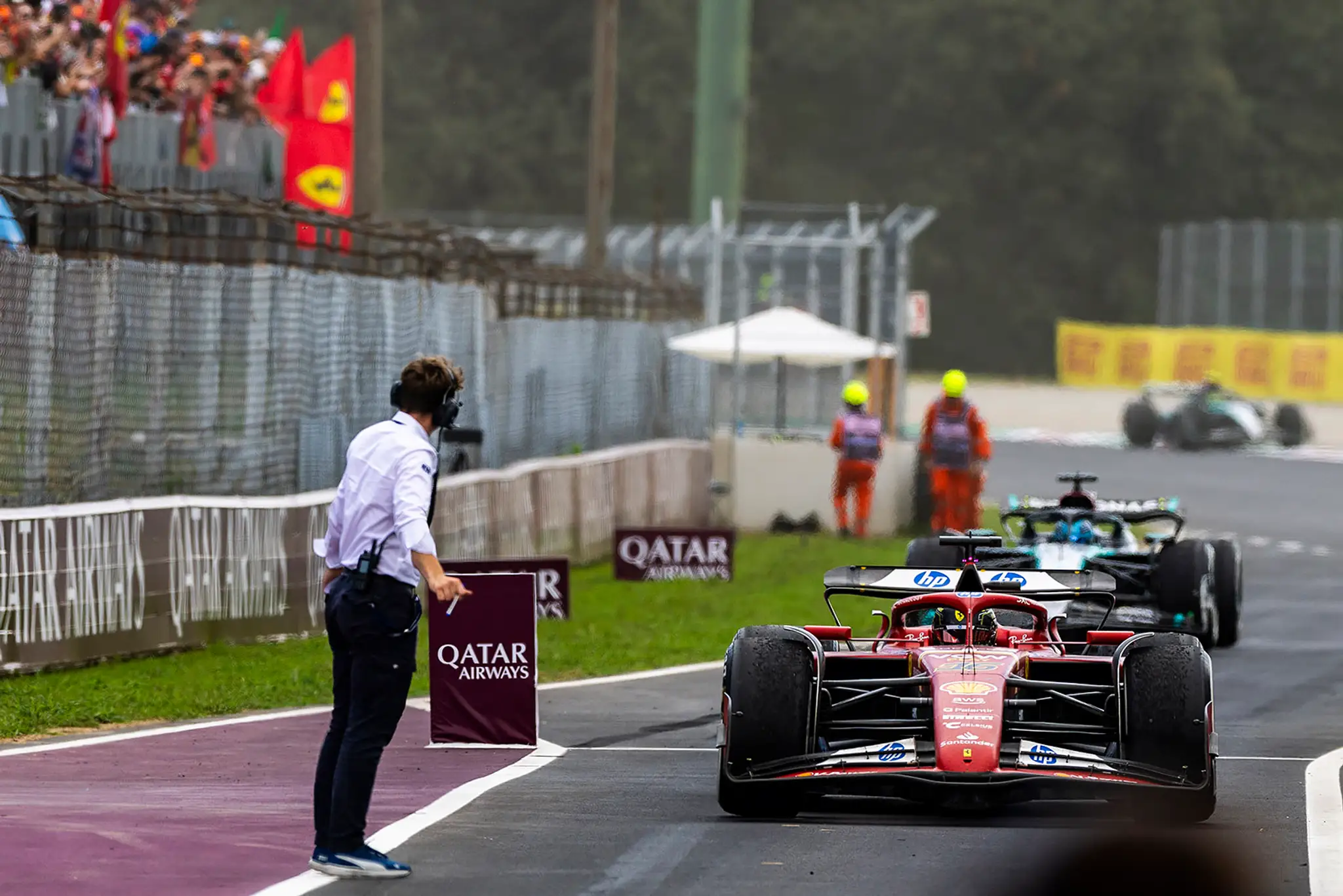 Charles Leclerc na Ferrari.