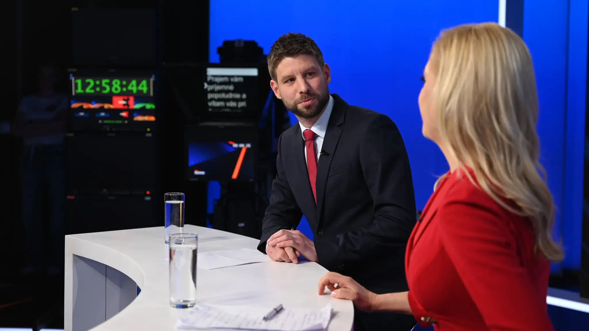 Denisa Saková a Michal Šimečka.