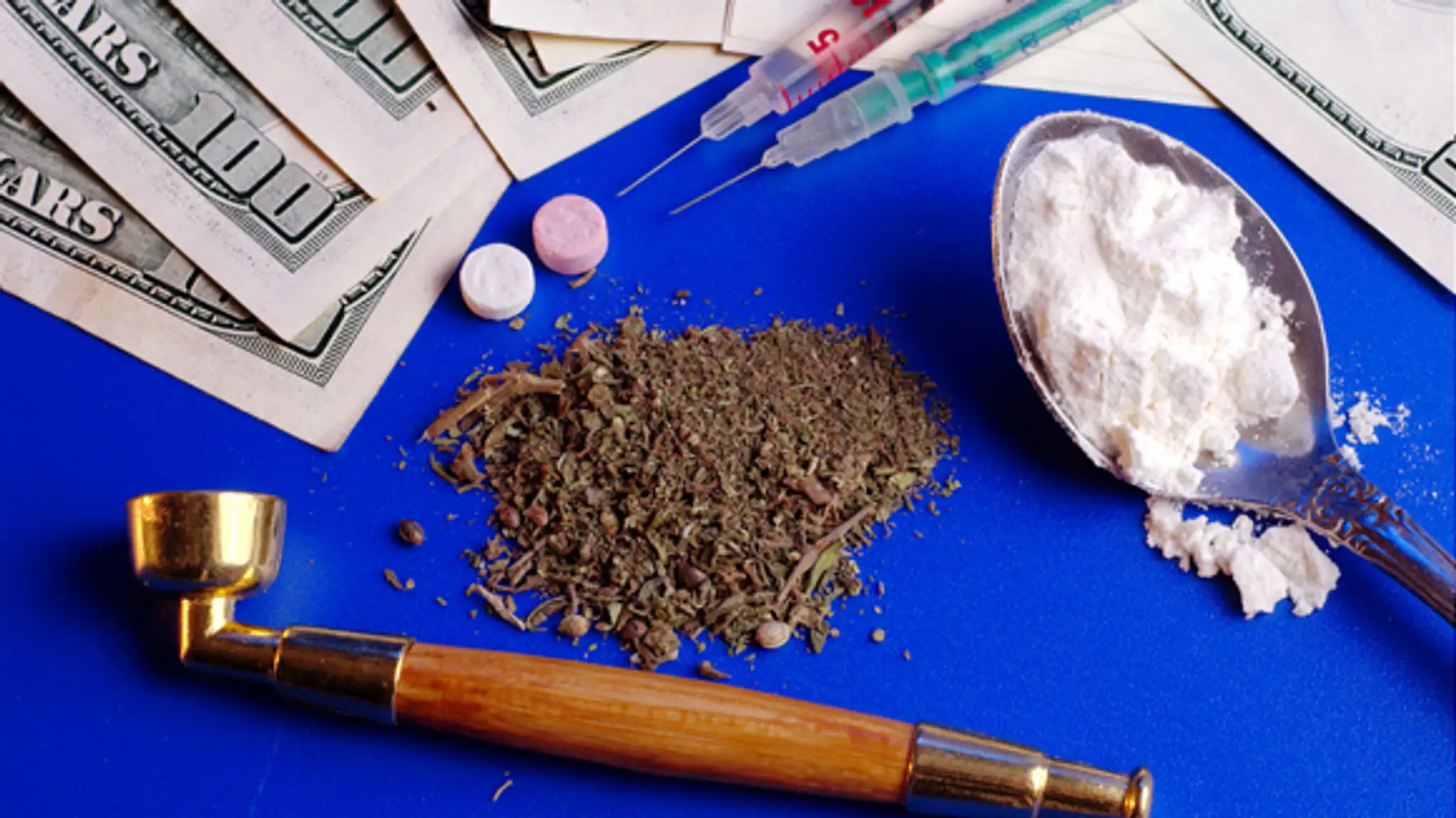 Kokaín a marihuana
