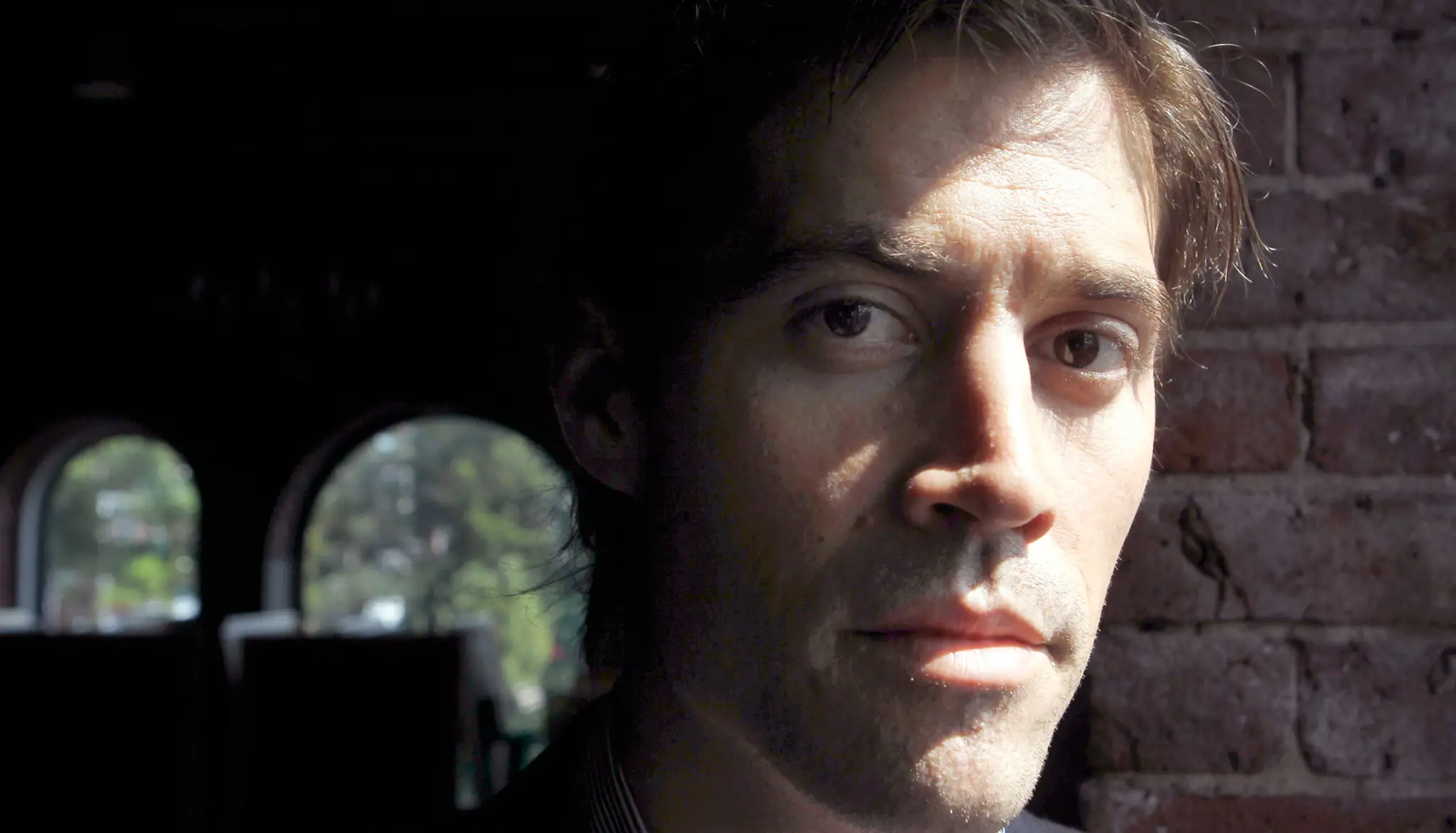 Americký novinár James Foley počas rozhovoru s americkou agentúrou The Associated Press v Bostone.