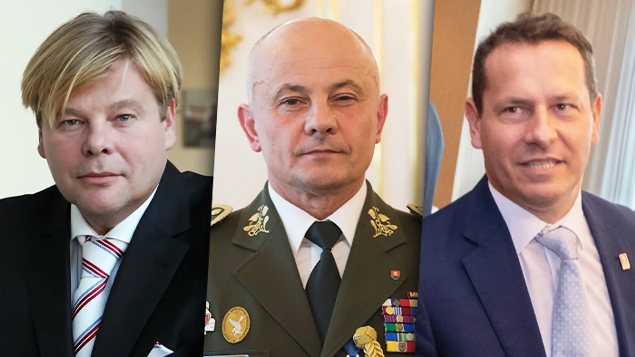 Na snímke Michal Gučík, Ján Balciar a Martin Kohút.