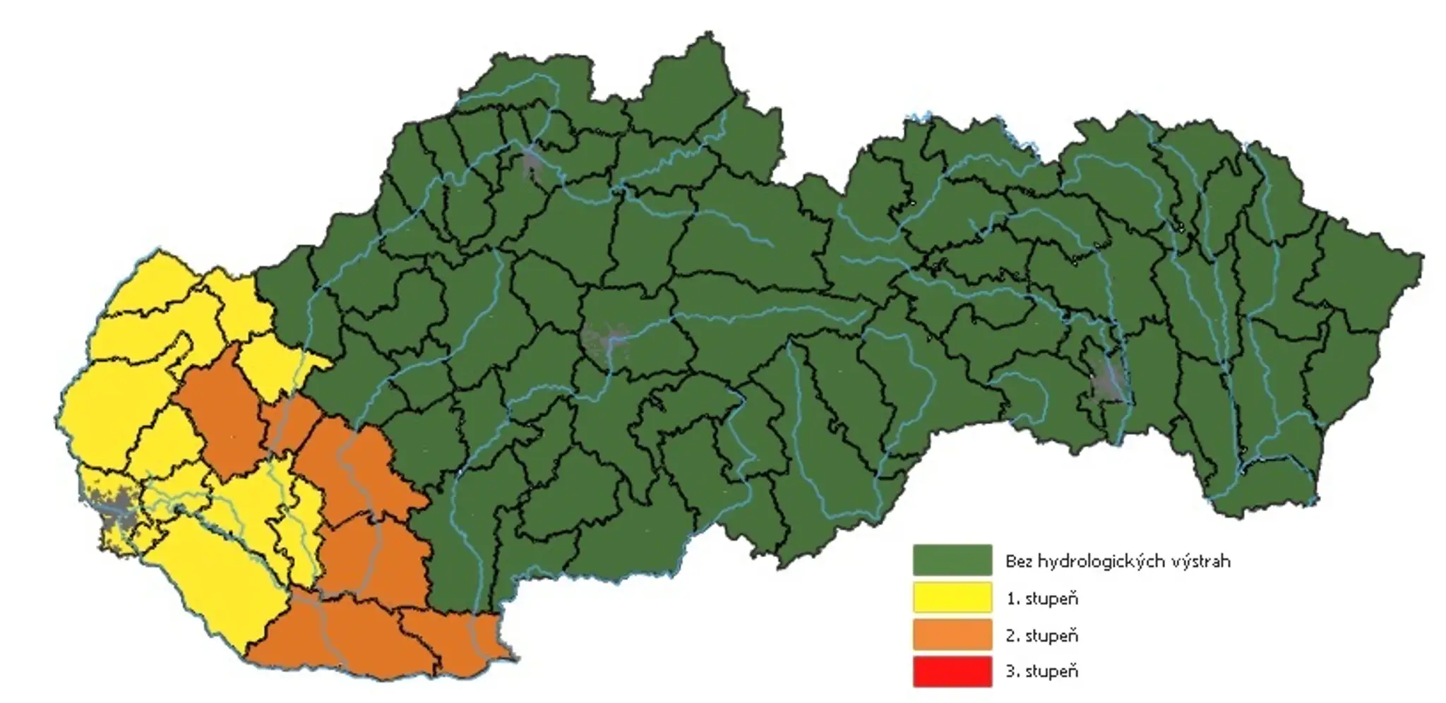 Hydrologické výstrahy.