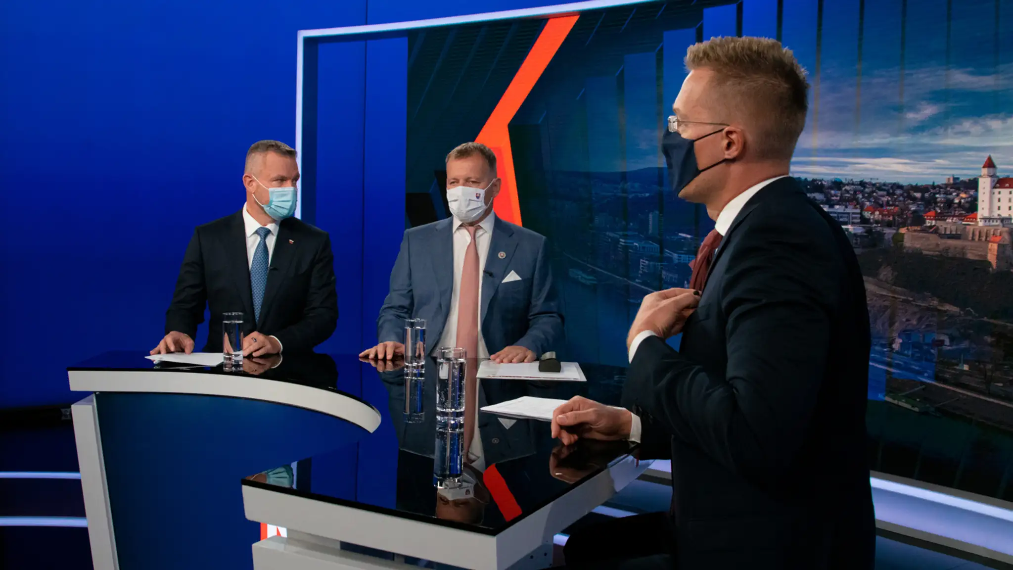 Peter Pellegrini a Boris Kollár.