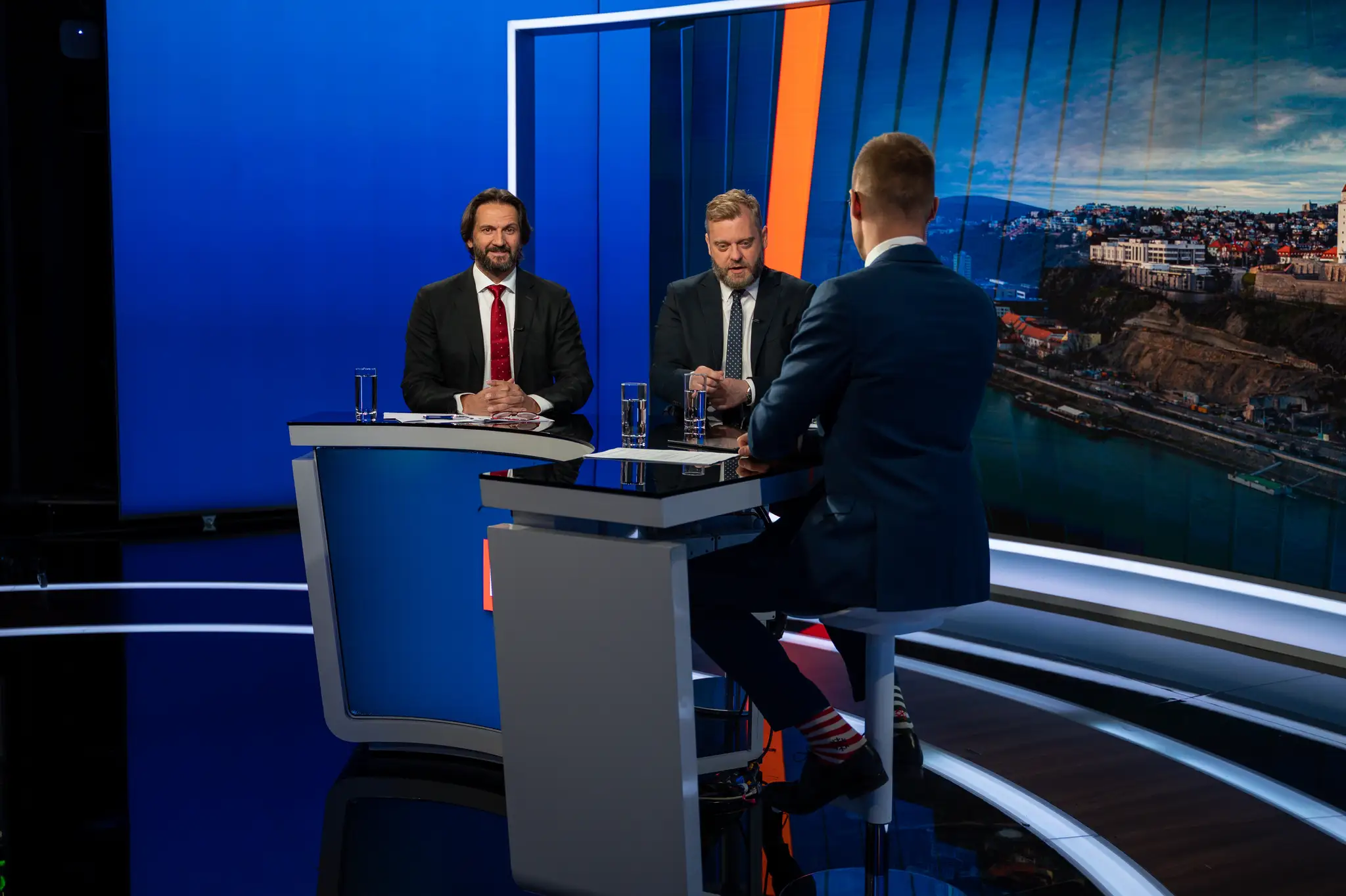 Robert Kaliňák a Juraj Krúpa v Na telo.