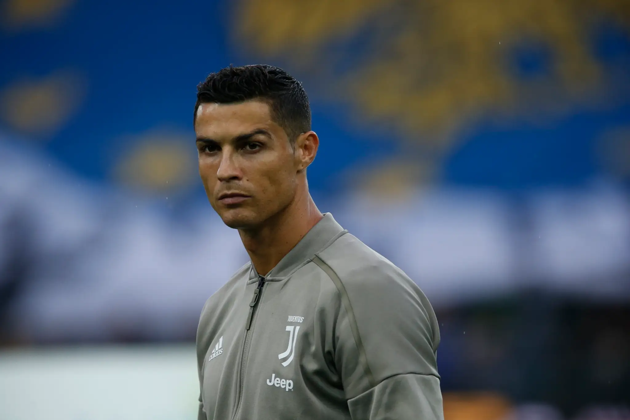 Cristiano Ronaldo z Juventusu pred zápasom s Udinese.