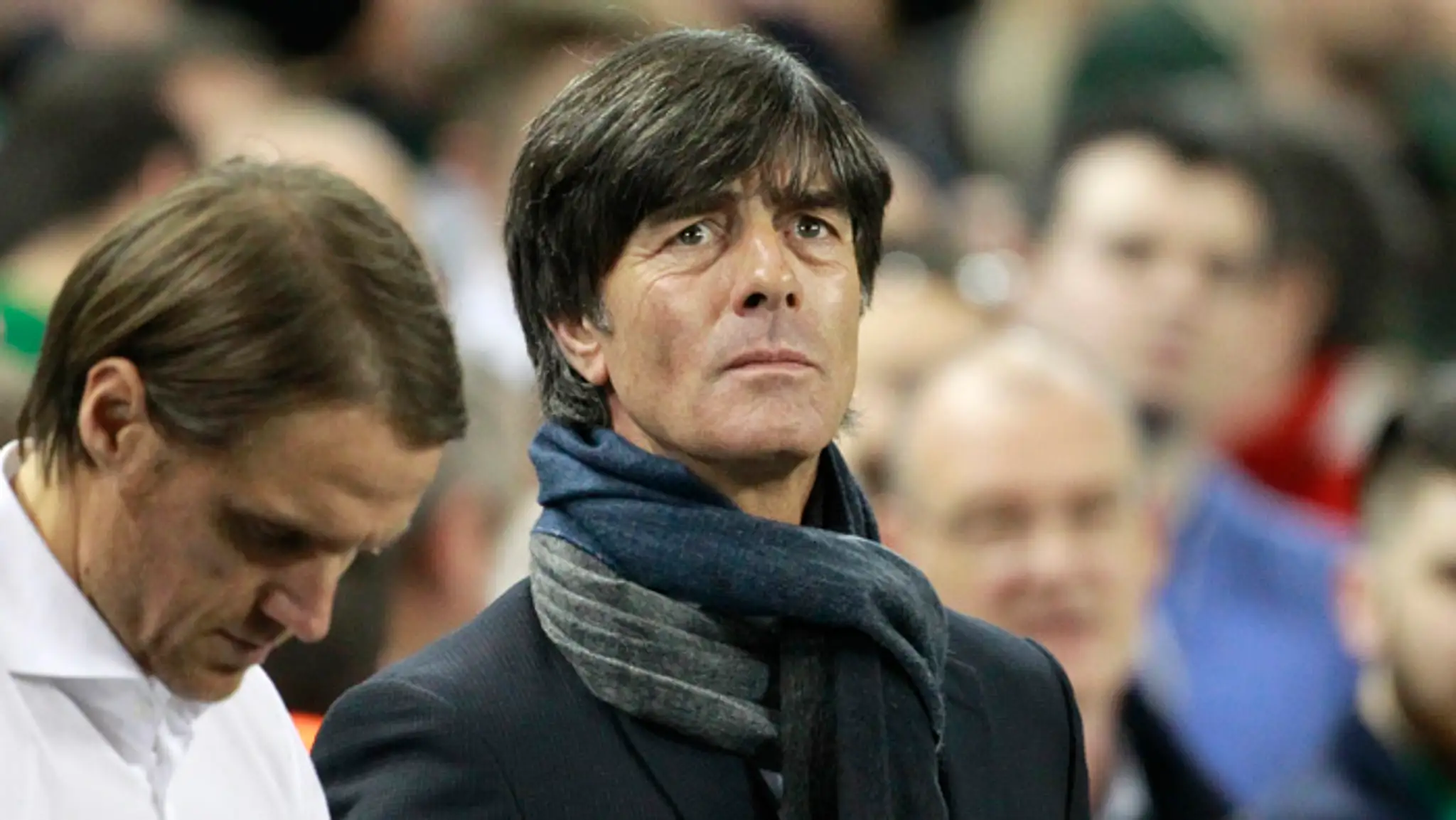 Smutný tréner nemeckej futbalovej reprezentácie Joachim Löw.