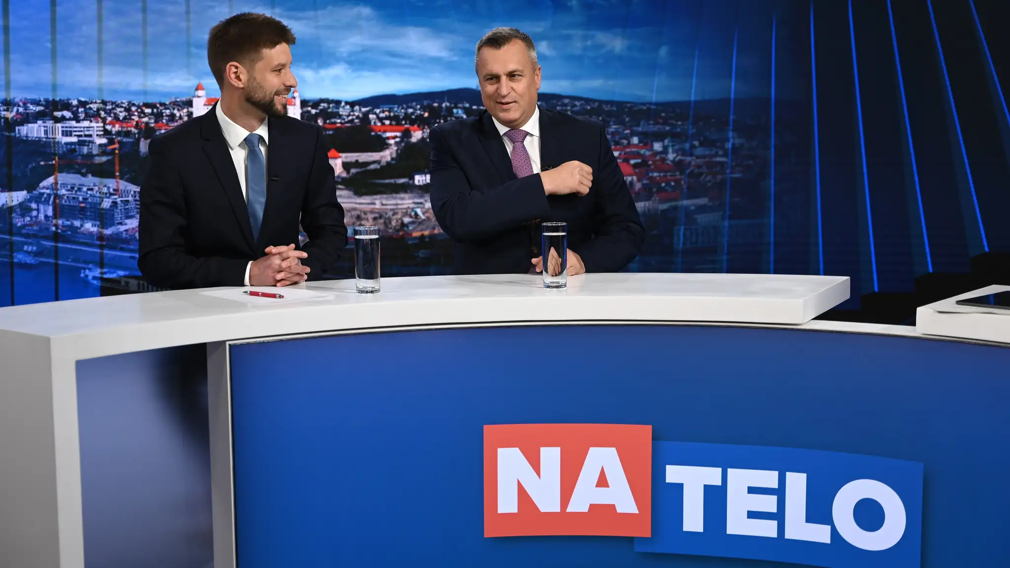 Hosťami relácie Na telo boli Michal Šimečka a Andrej Danko